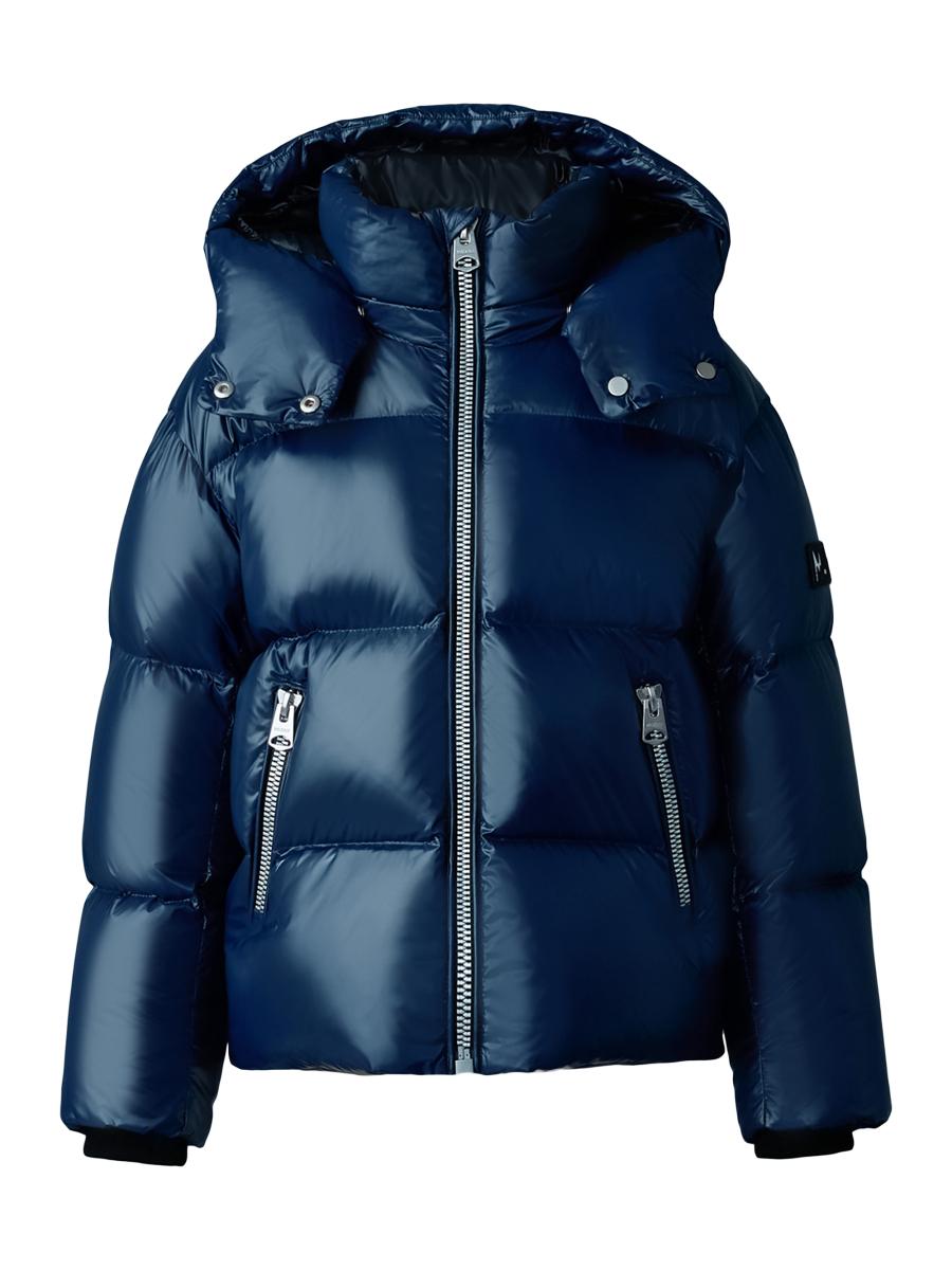 Mackage Kid's Jesse Down Puffer Jacket In Blue
