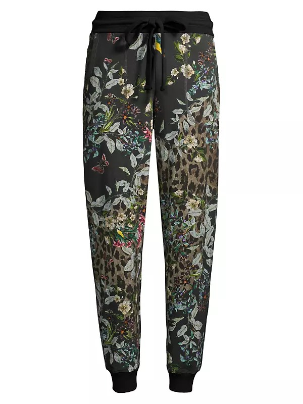 Ash Bird Leopard French Terry Joggers