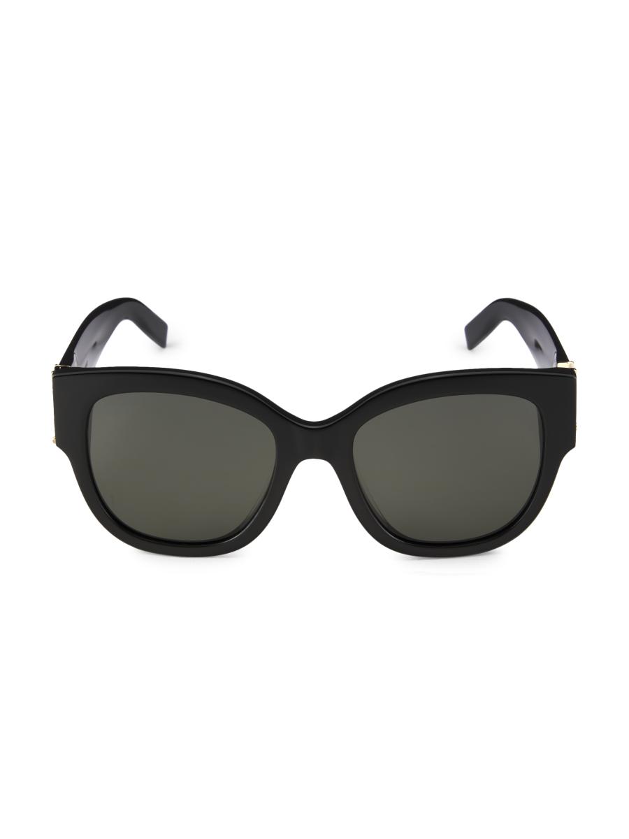SAINT LAURENT キャットアイクラス SLM60OPT 002 Amazon.com: Saint Laurent Women's Monogram Cat Eye