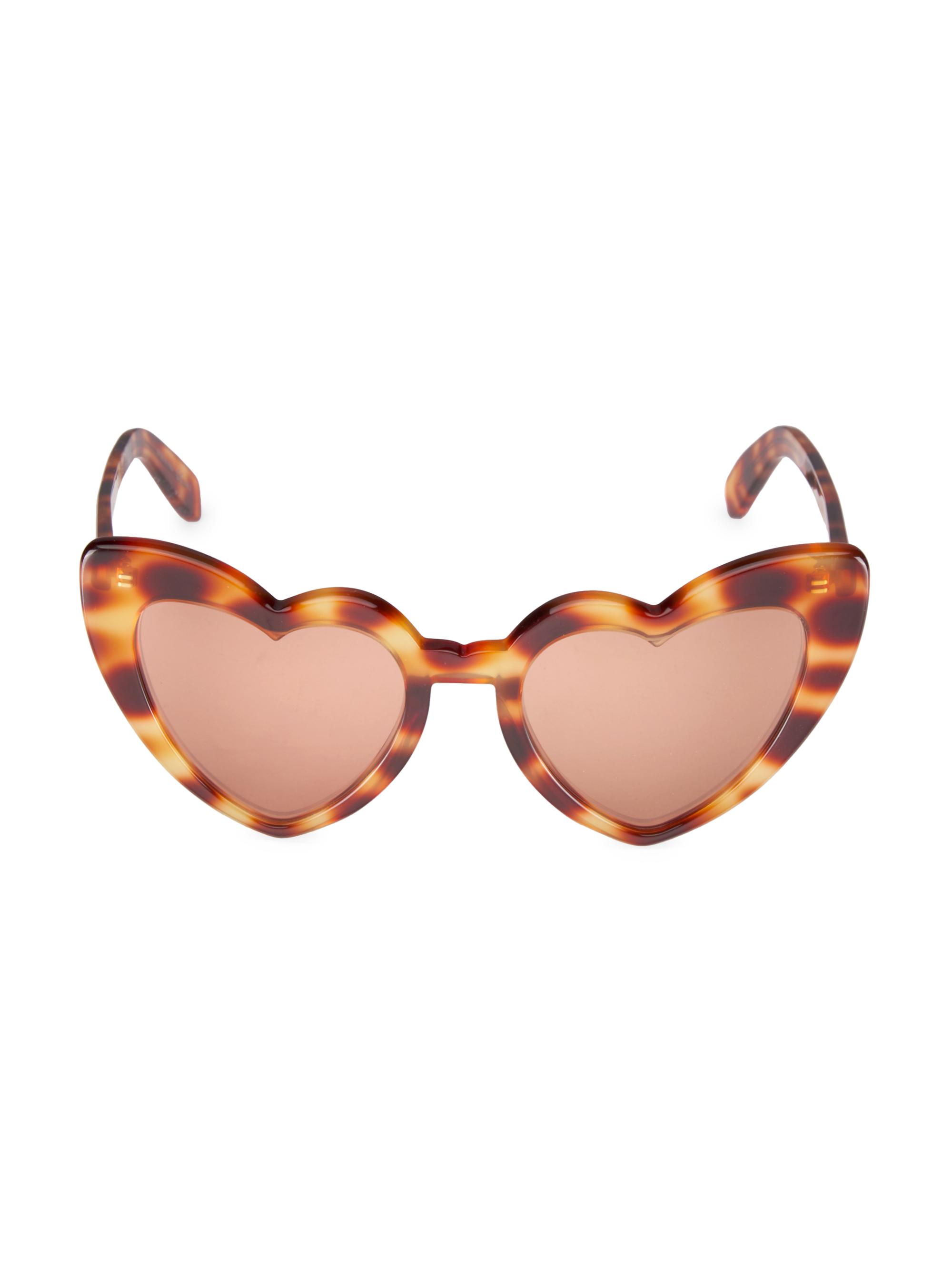 ハート［SAINT LAURENT PARIS】 Saint Laurent LouLou 54MM Heart Sunglasses | Saks Fifth Avenue