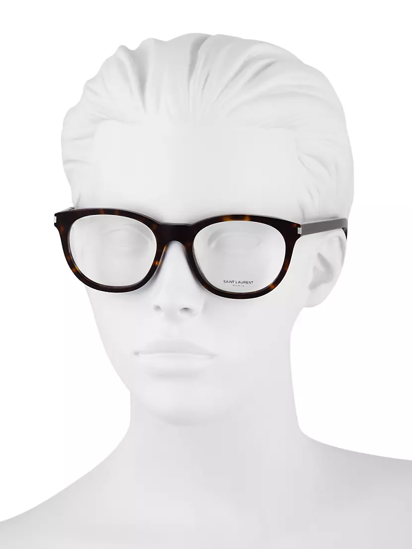 Shop Saint Laurent 54MM Pantos Optical Glasses