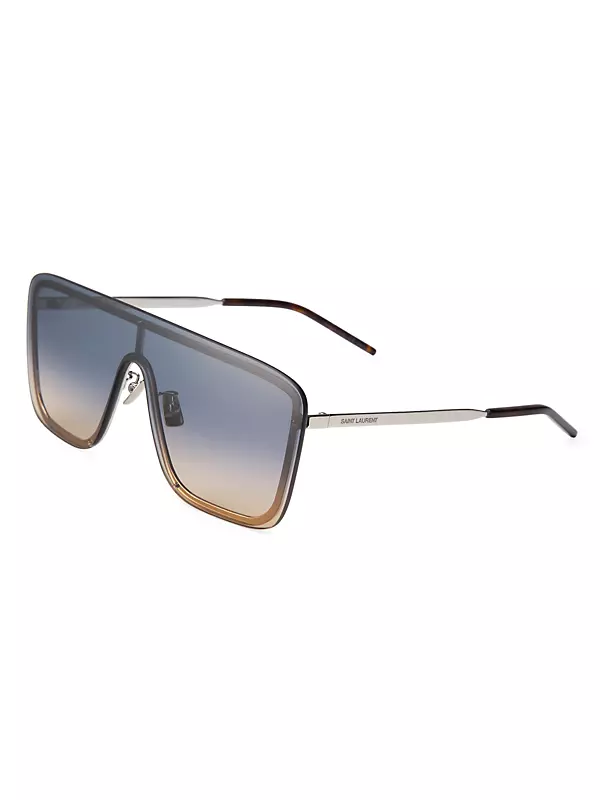 Saint Laurent Shield Tinted Sunglasses