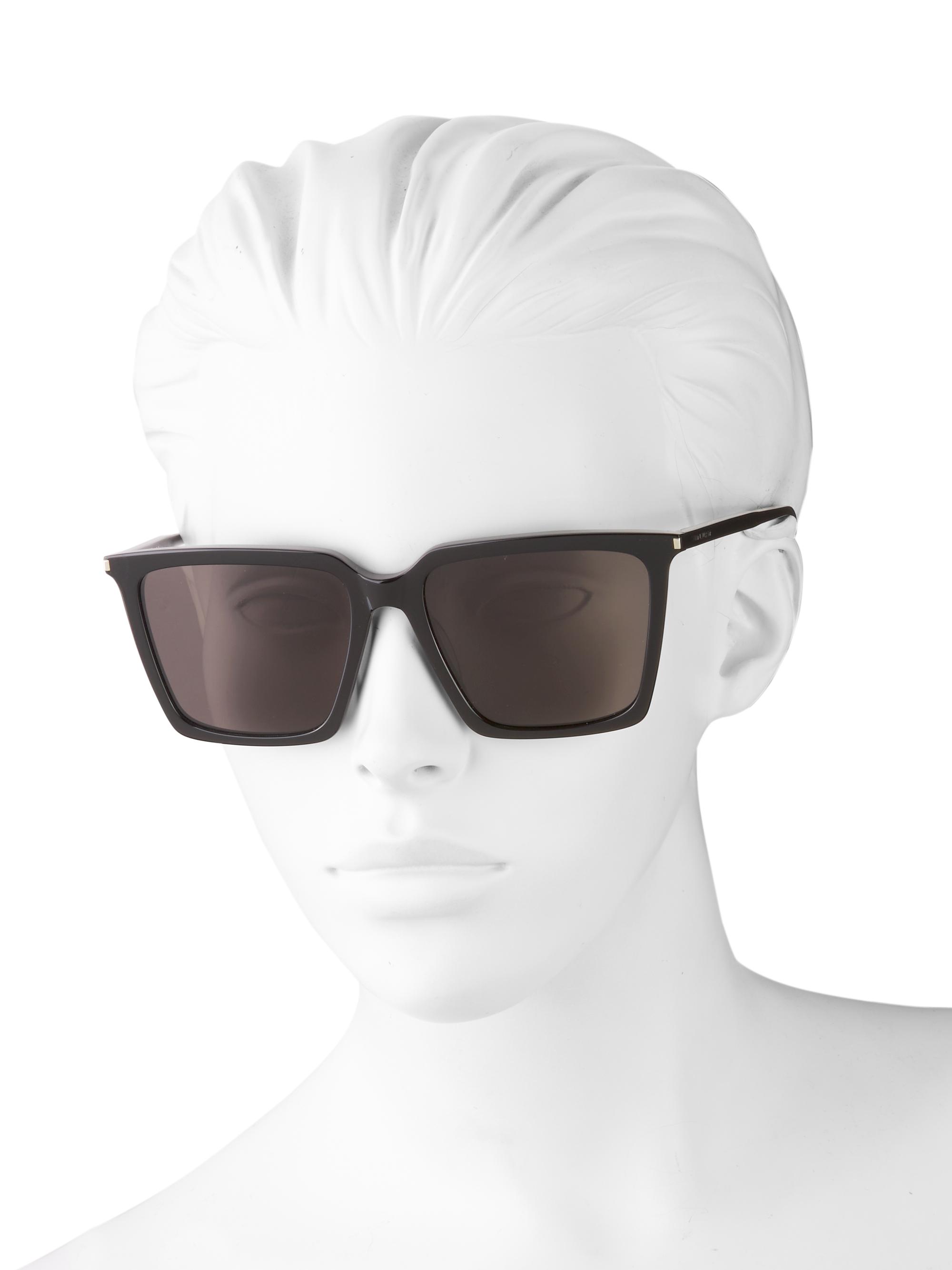 Saint Laurent Corner Angle 56MM Square Sunglasses | Saks Fifth Avenue