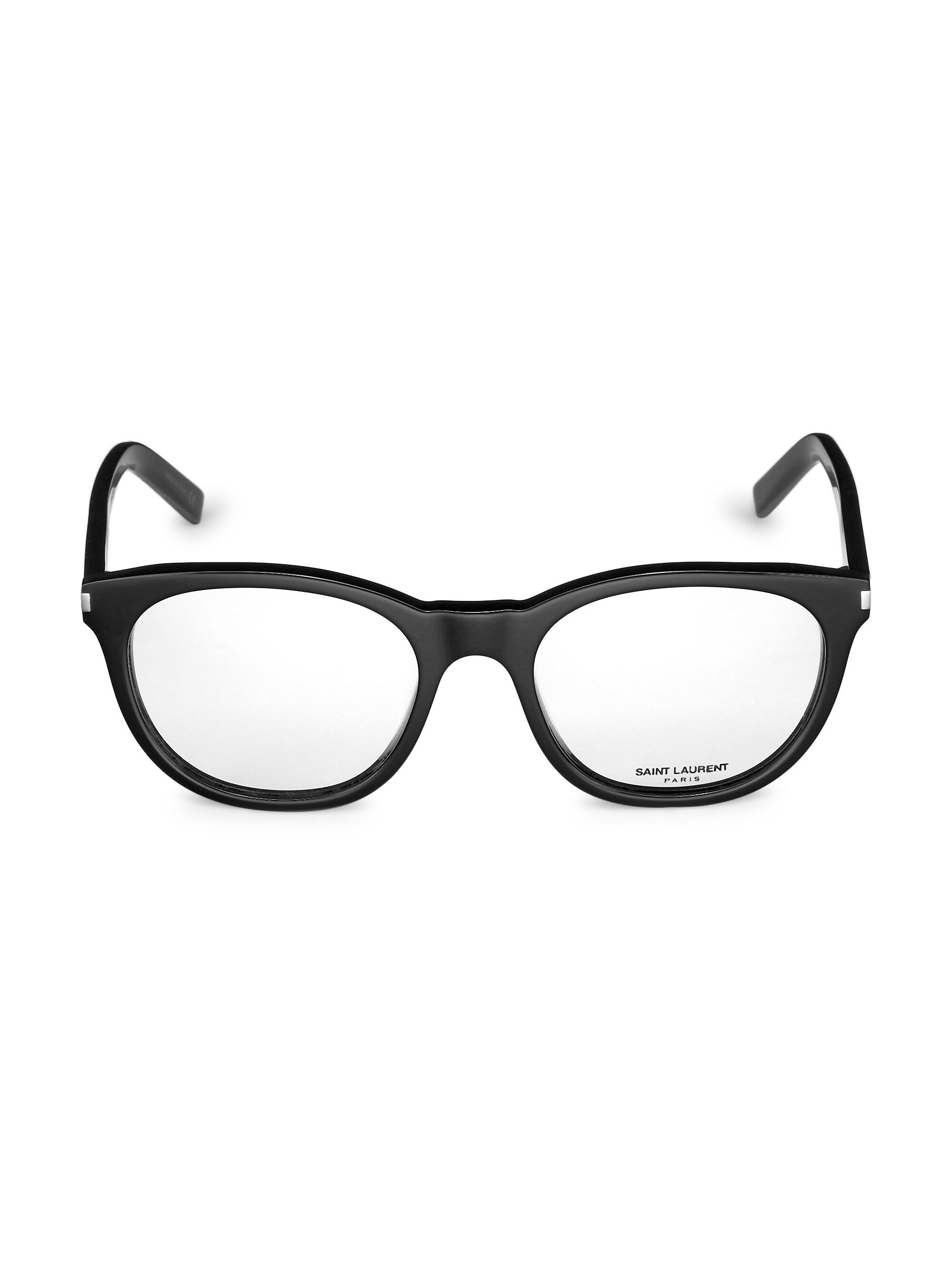 Saint Laurent Women's 53MM Pantos Optical Glasses - Black | Thumbnail 5