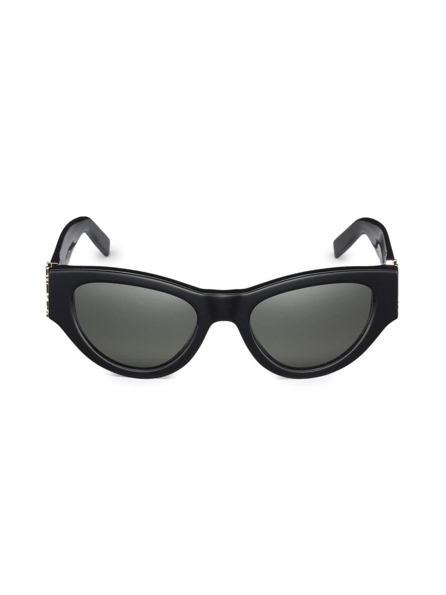 Saint Laurent Monogram 53MM Cat-Eye Sunglasses | Saks Fifth Avenue