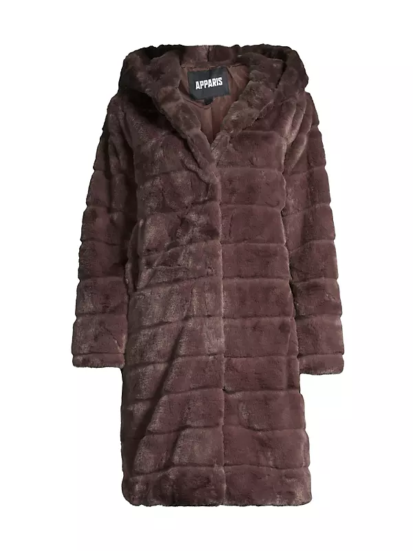 Celina 2 Paneled Faux Fur Coat