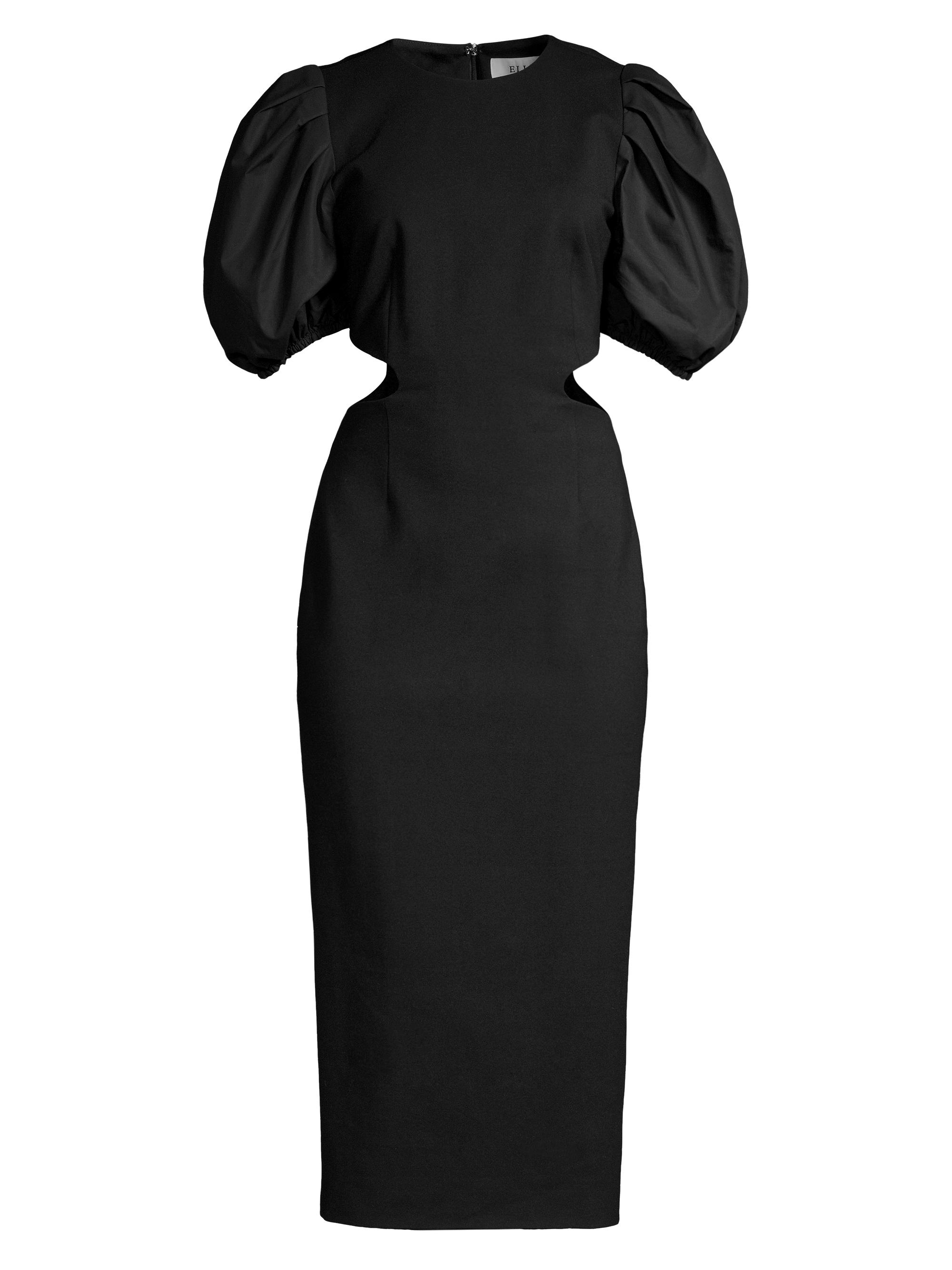Elliatt Women's Suffage Puff-Sleeve Dress - Black