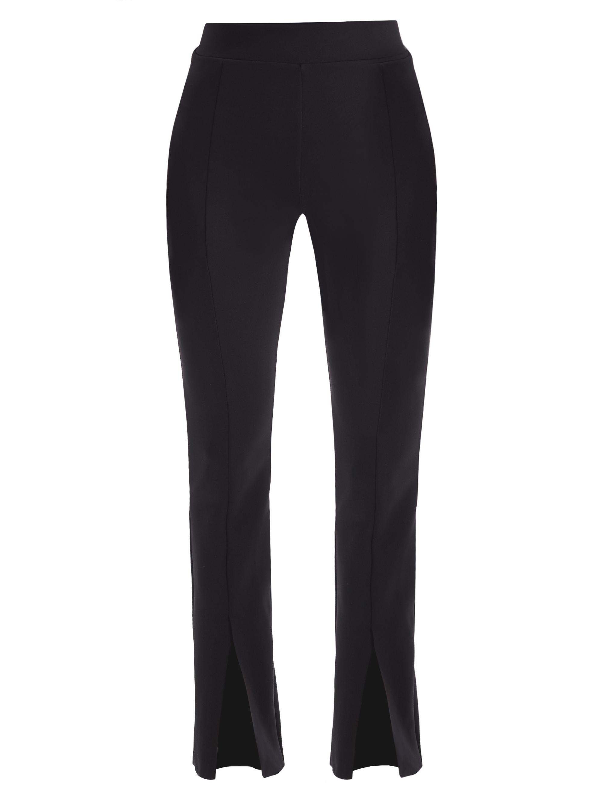 Commando Women's Neoprene Flared Leggings - Black