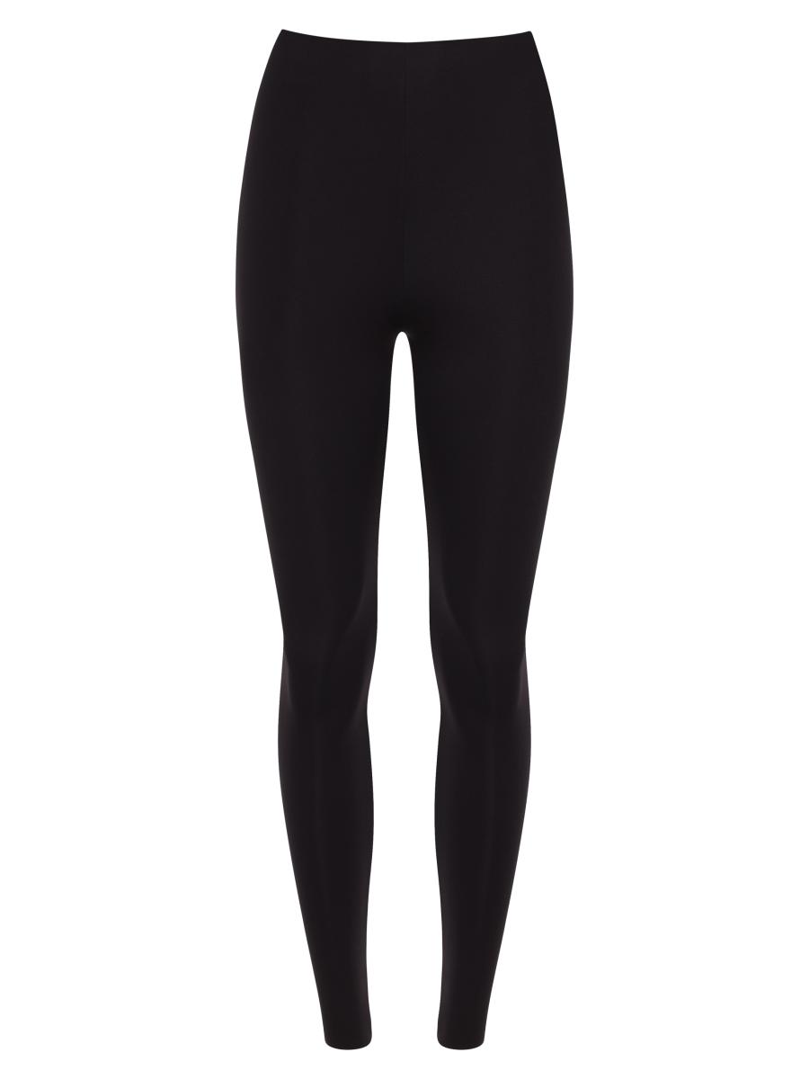 【関税&送料込】Courreges Black Stretch Nylon Leggings Courrèges Stretch stirrup design nylon leggings | The