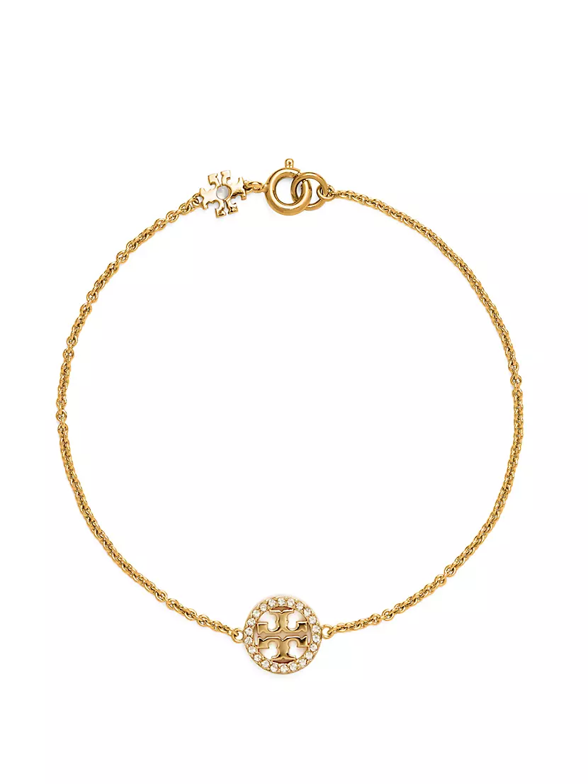 Chanel Chain Link Medallion Bracelet Black - Allu USA
