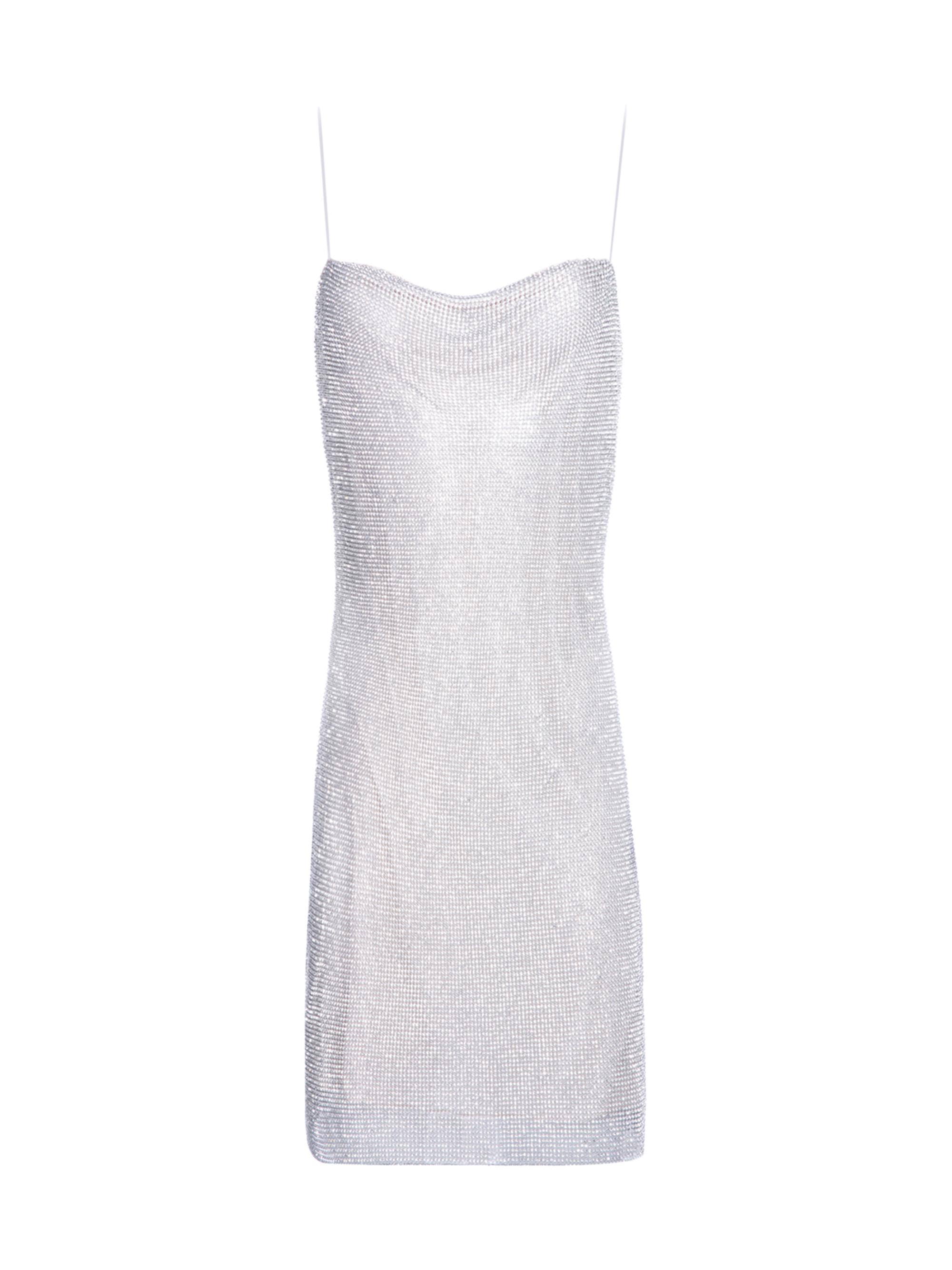 Alice + Olivia Women's Harmony Chainmail Slip Dress - Silver