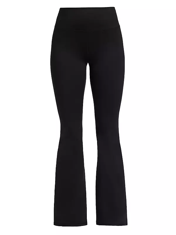 Women's Flared Leg Stretch Pants Bell Bottoms Mid Rise Lounge Yoga