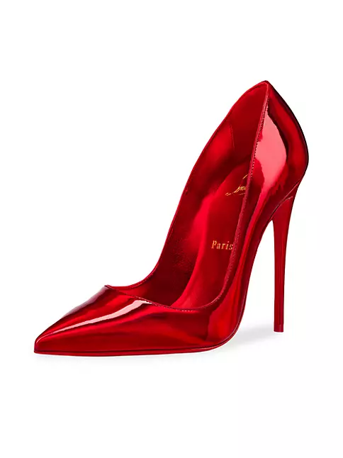 So Kate 100 Patent Leather Pumps in Red - Christian Louboutin