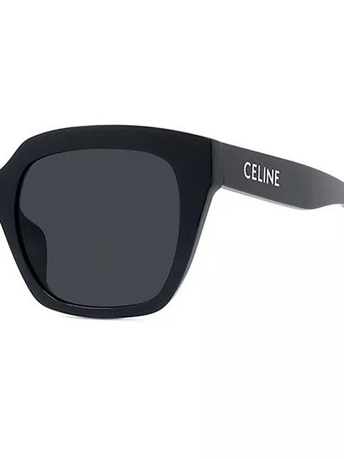 Square Edge Cat Eye Tinted Sunglasses