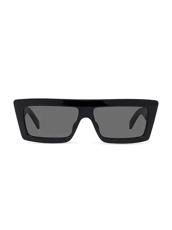 Celine CL40214U 01A Flat Top Sunglasses - Black