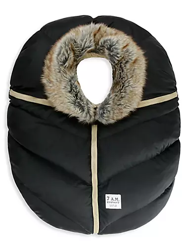 Baby's Faux Fur Car Seat Cocoon