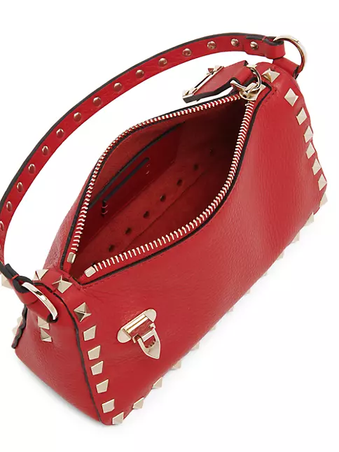 valentino clutch rockstud Rare Red Color New With Tags