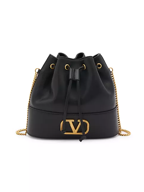 NEW AUTHENTIC Valentino Garavani Black Rockstud Chain Pouch Handbag - MSRP  $1350