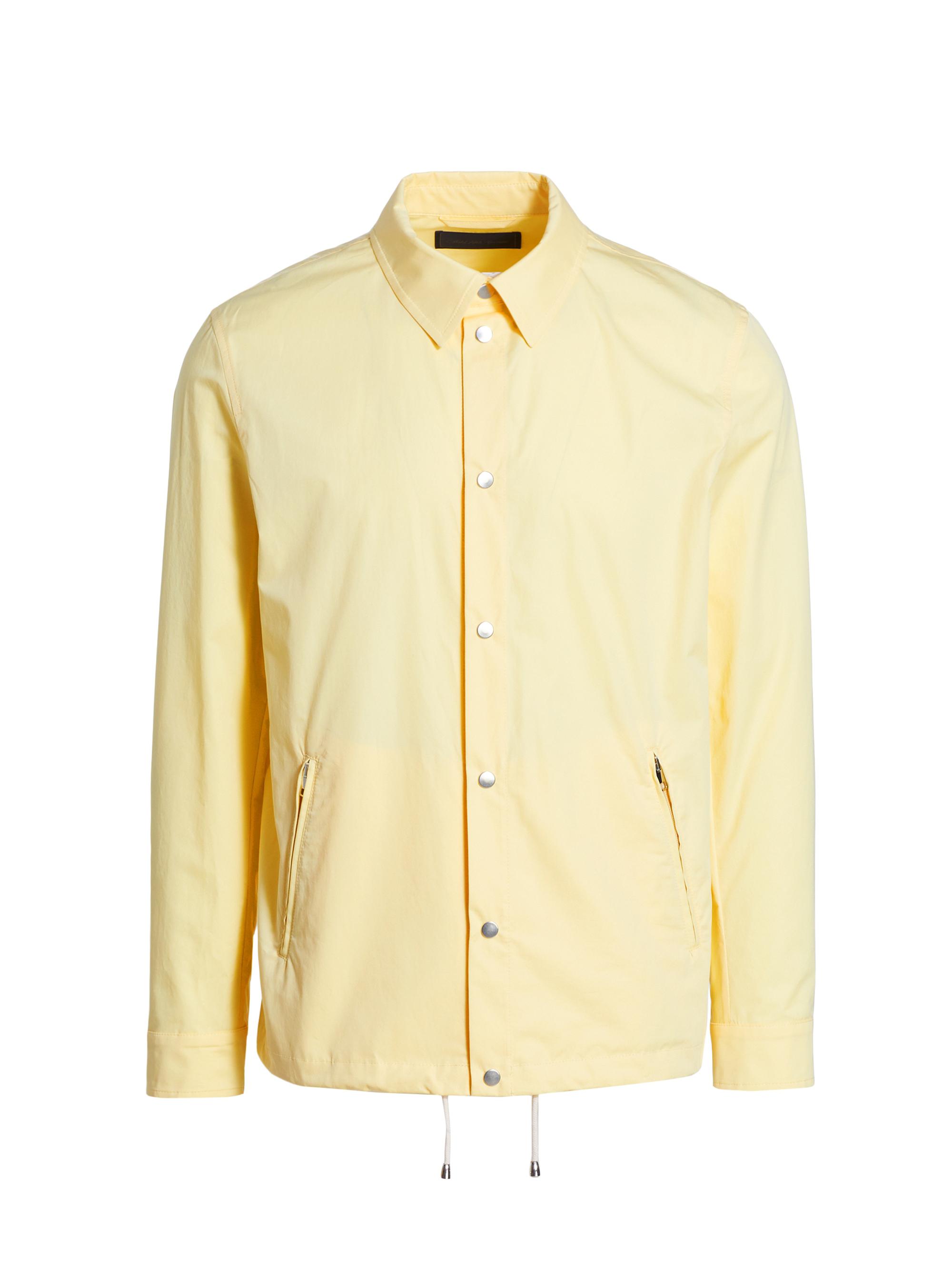 Saks Fifth Avenue Men's COLLECTION Ripstop Coaches Jacket - Banana