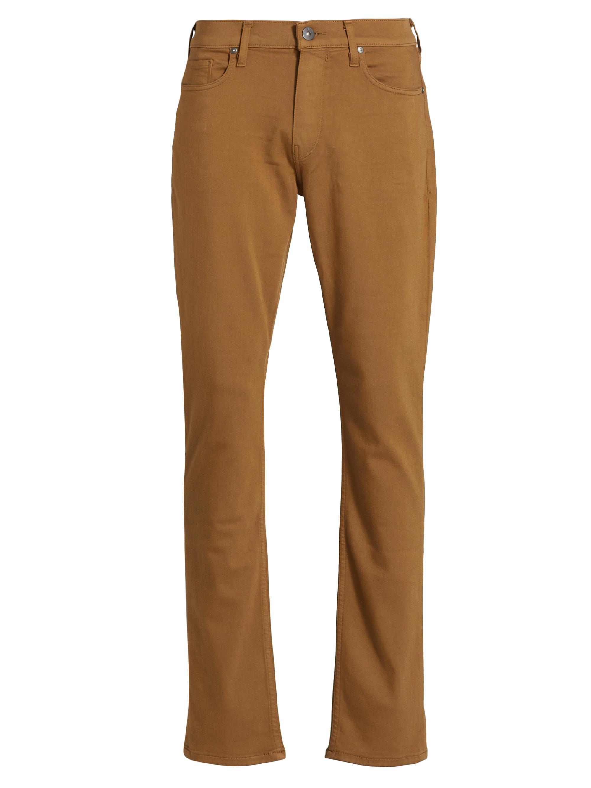 Paige Men's Lennox Stretch Slim-Fit Jeans - Laurel Tan