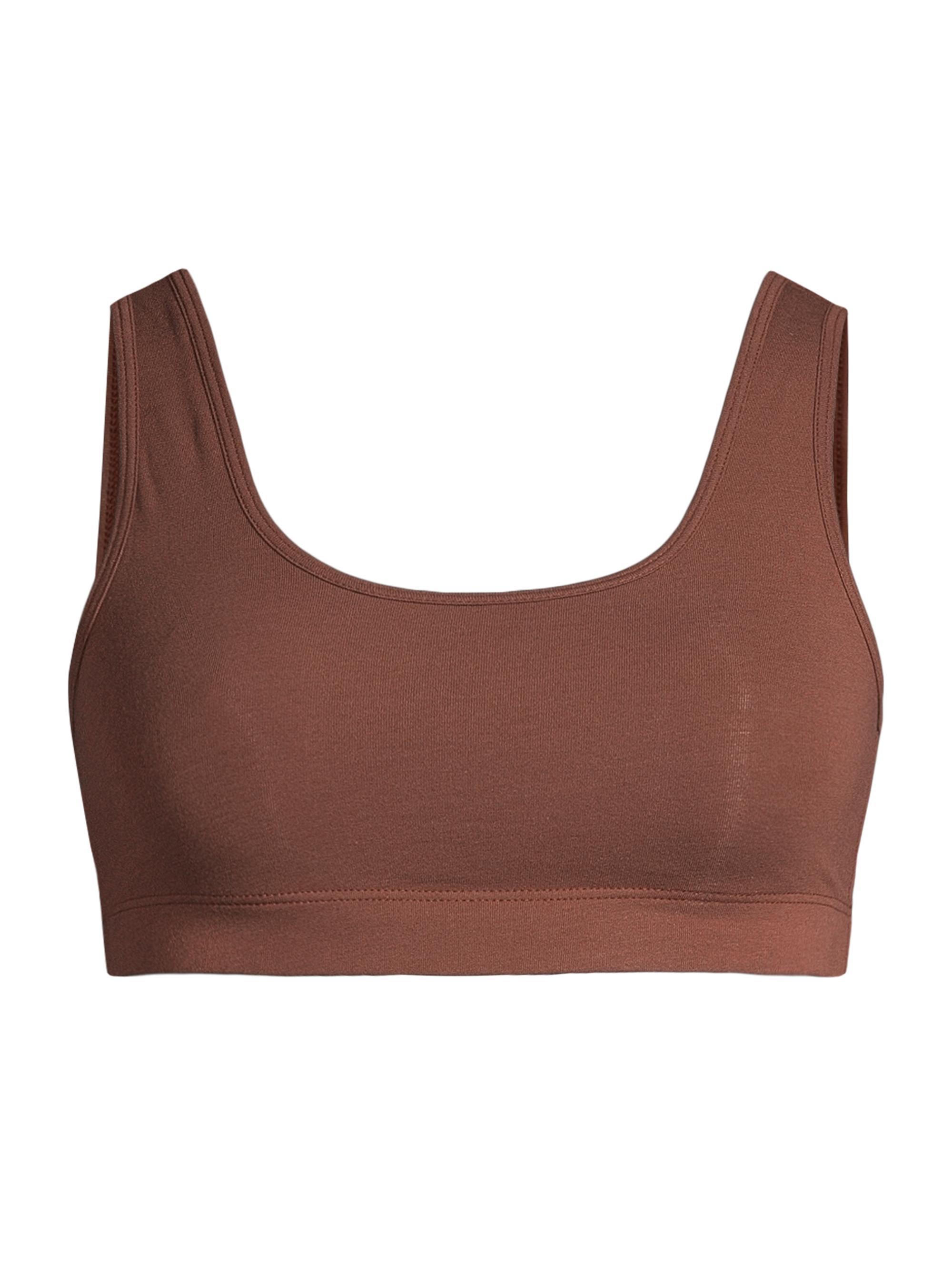 Skin Women's Gilly Scoopneck Bralette - Walnut