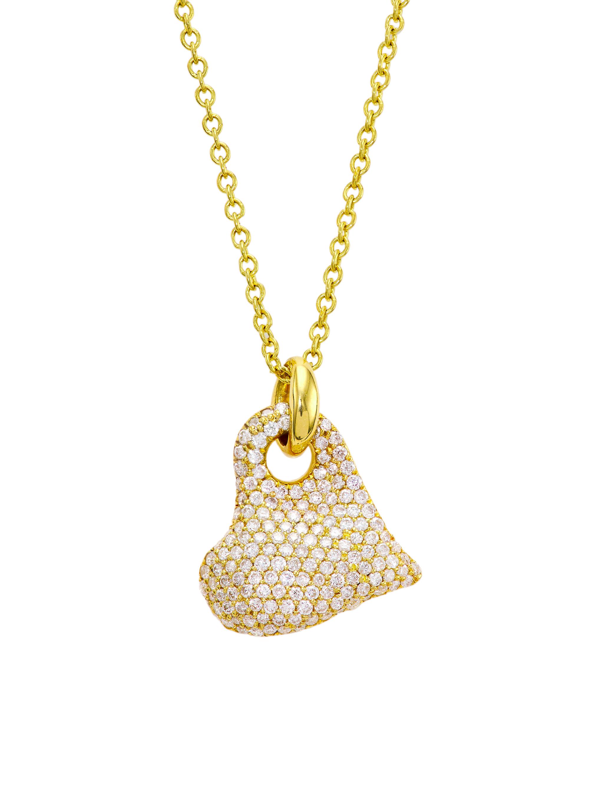 Ippolita Women's Stardust 18K Gold & Diamond Pavé Heart Necklace - Gold