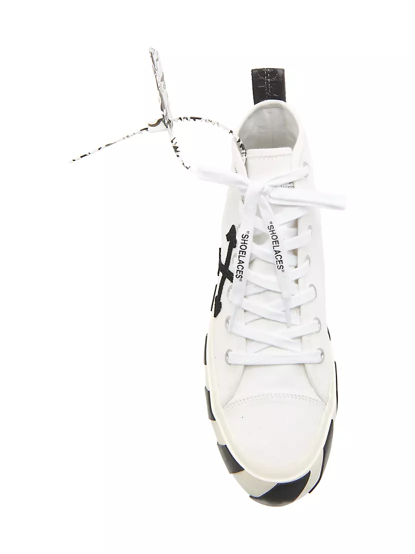 Off-White Mid-Top Vulcanized Sneaker - Free Shipping