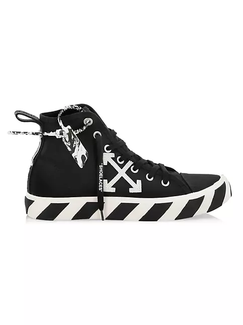 Off-White Black Vulcanized Sneakers