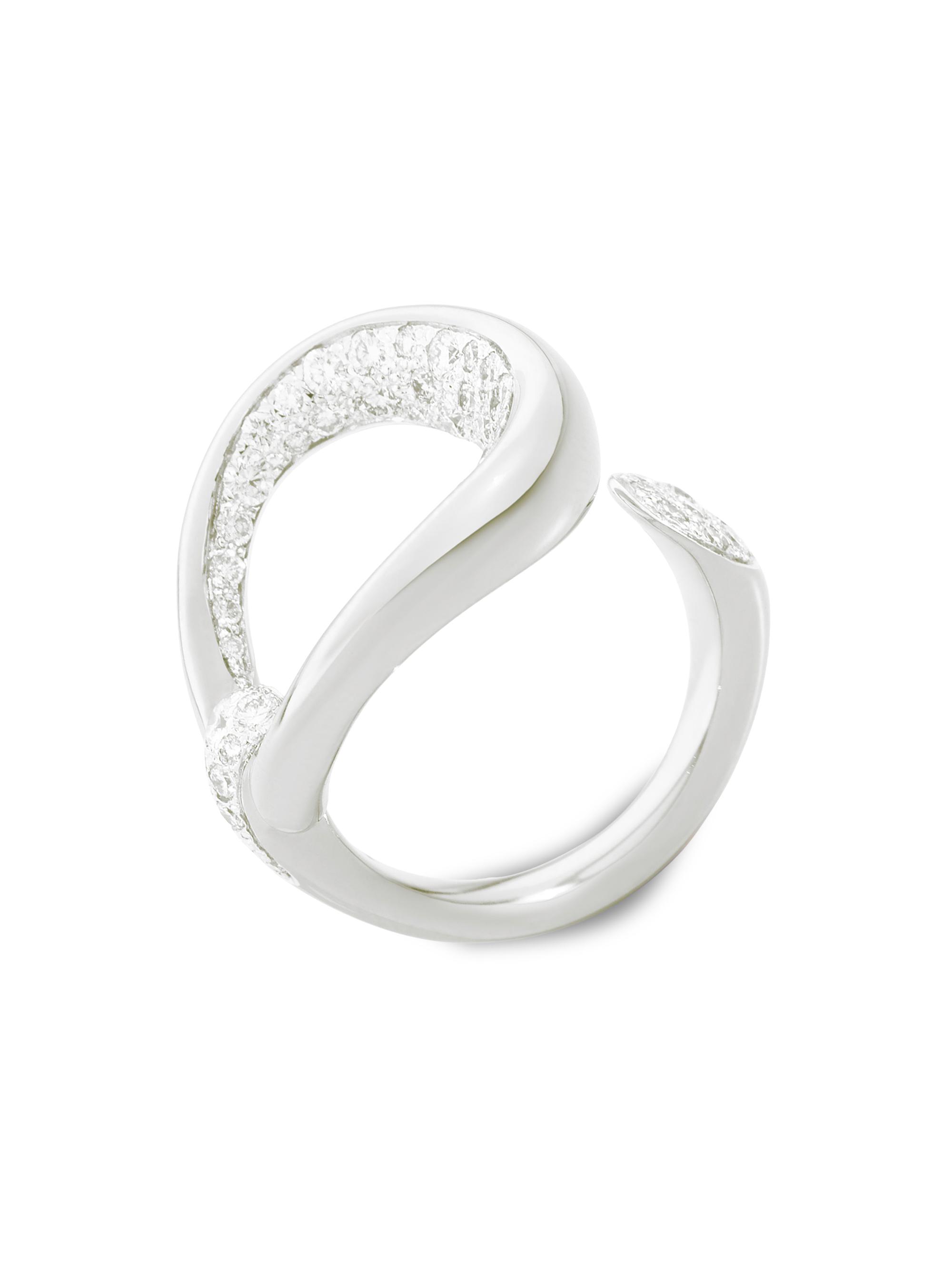 Pomellato Women's Fantina 18K White Gold & Diamond Ring - White Gold