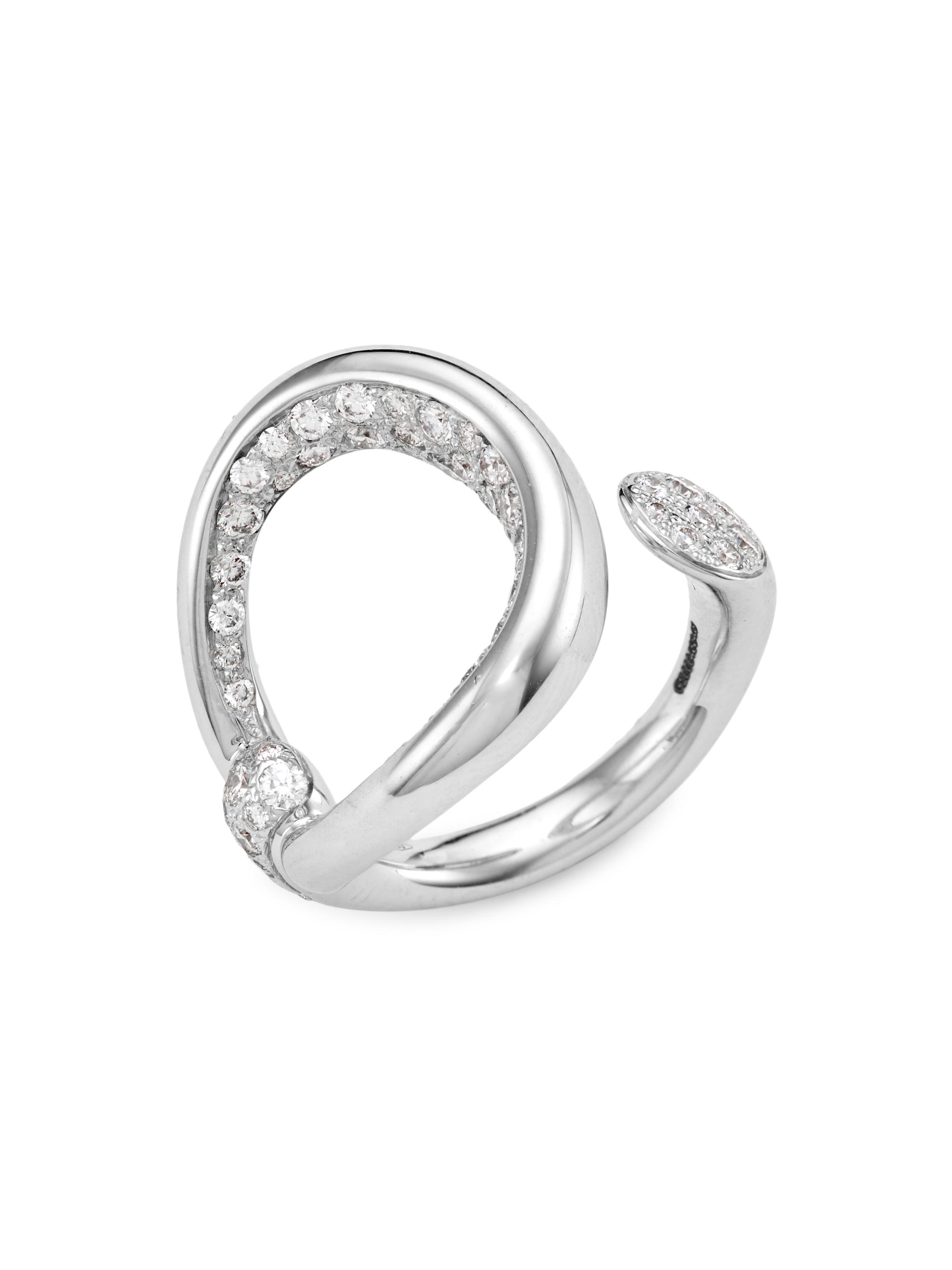 Pomellato Women's Fantina 18K White Gold & Diamond Ring - White Gold