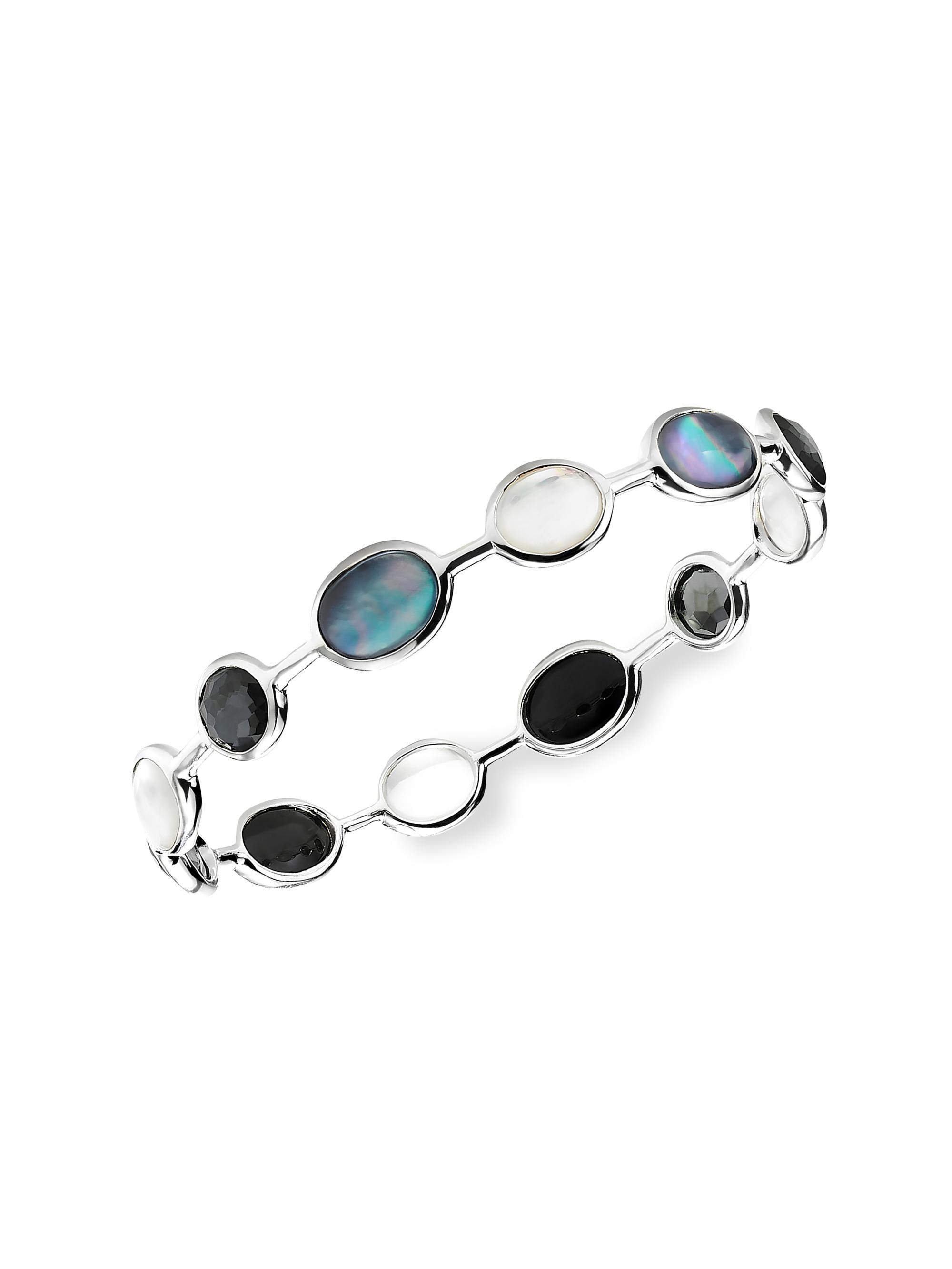 Ippolita Women's Luce Sterling Silver & 12-Stone Bangle