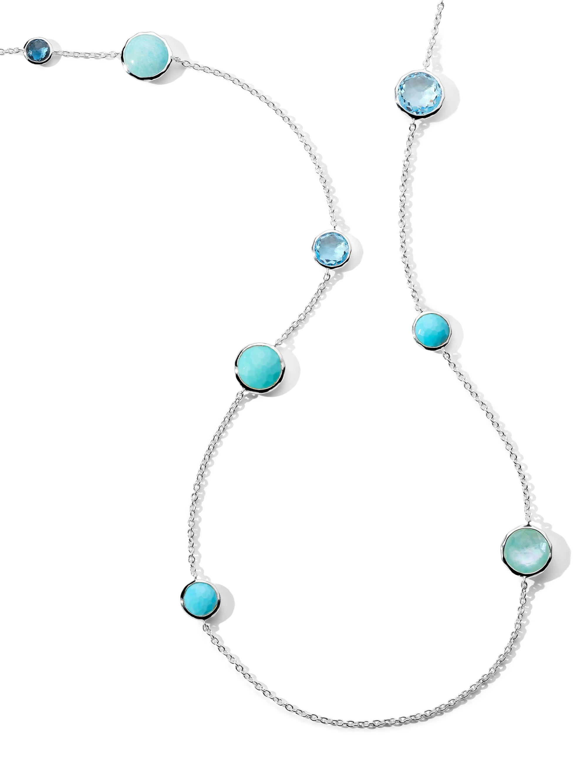 Ippolita Women's Lollipop Sterling Silver & Multi-Gemstone Station Necklace - Waterfall