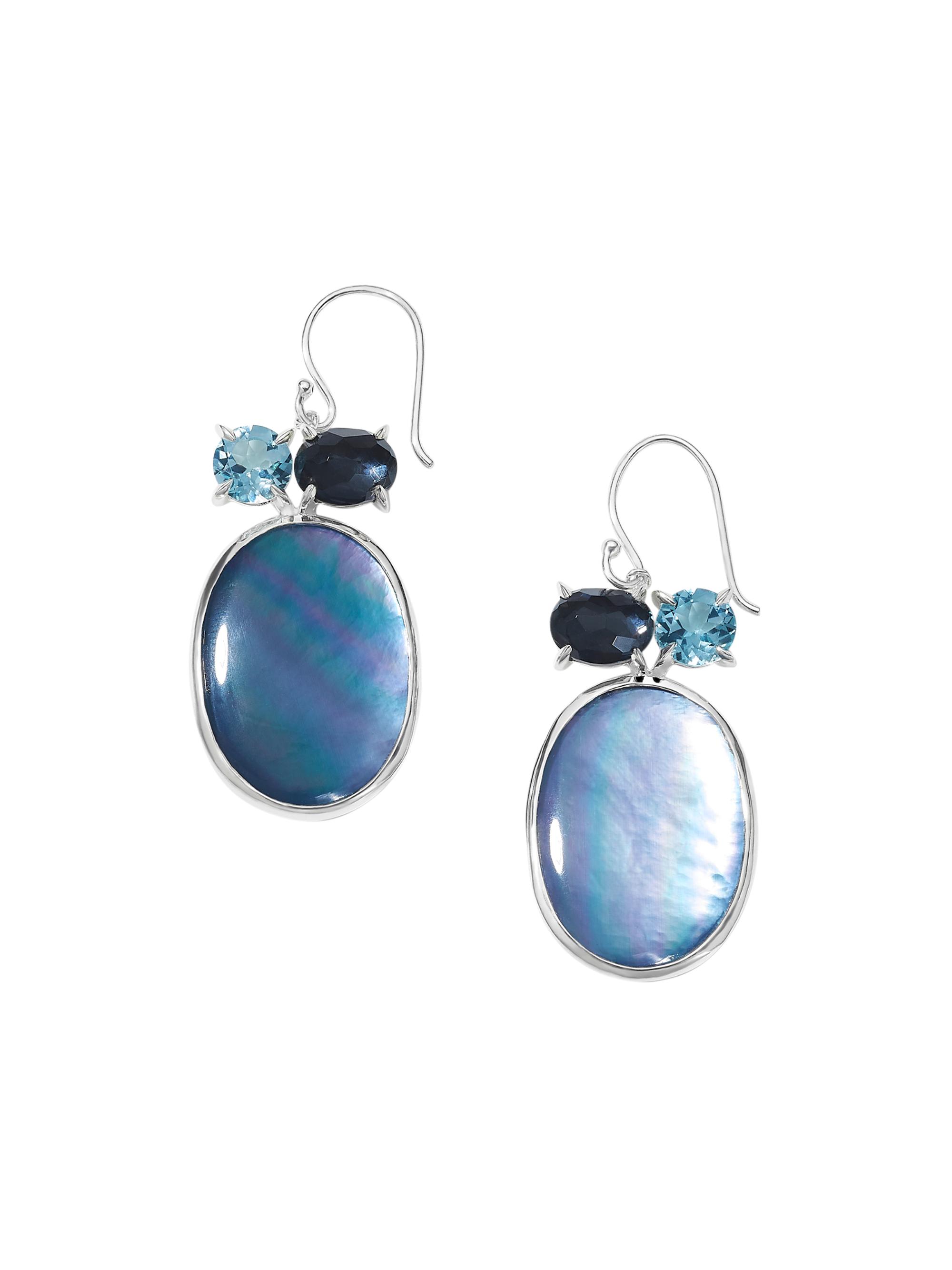 Ippolita Women's Luce Sterling Silver & Multi-Stone Drop Earrings - Blue