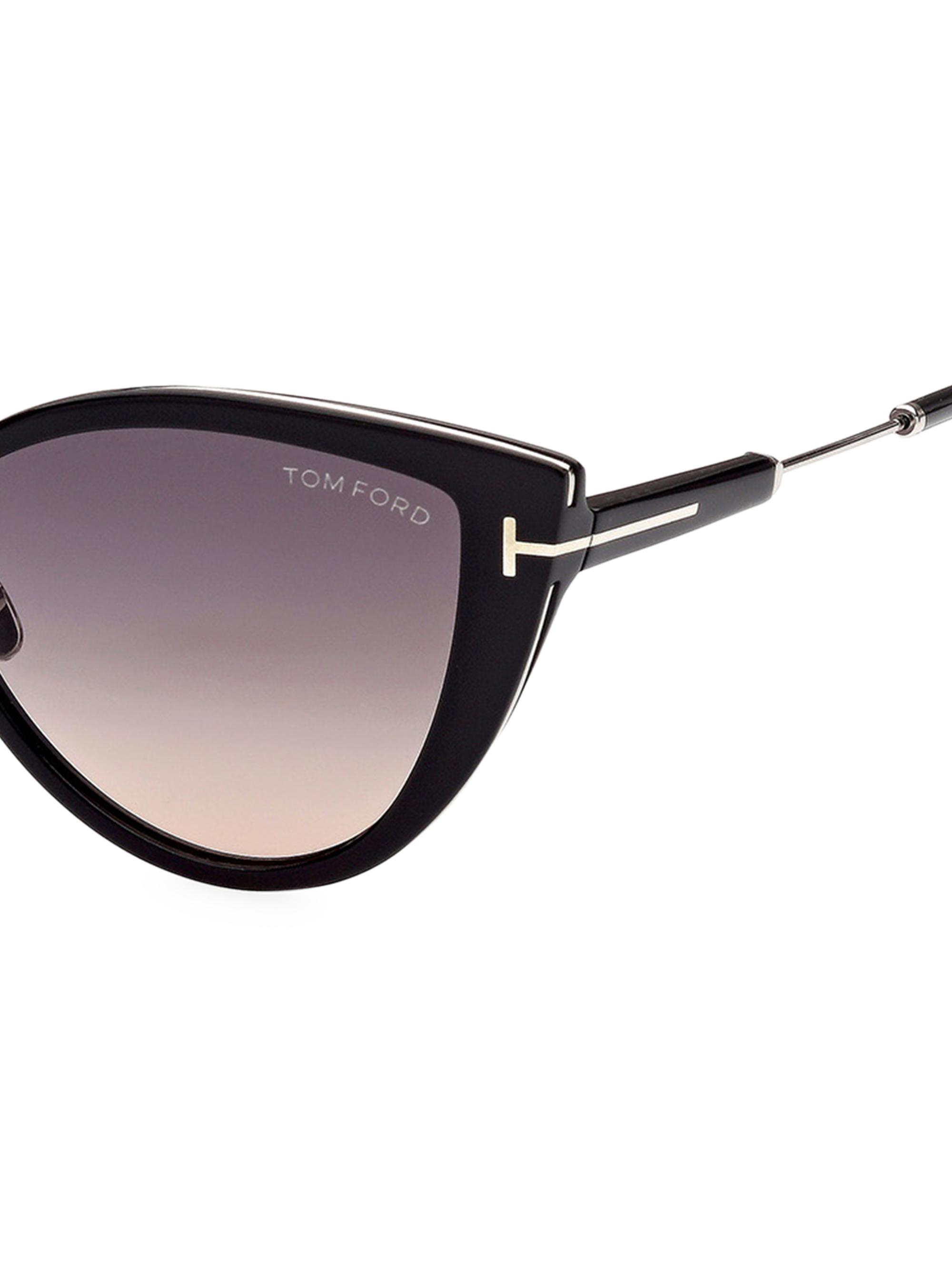 TOM FORD Anjelica 57MM Cat Eye Sunglasses | Saks Fifth Avenue