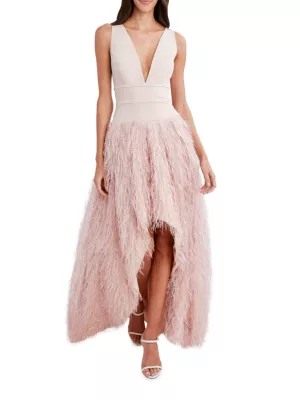 BCBG Feather Dresses