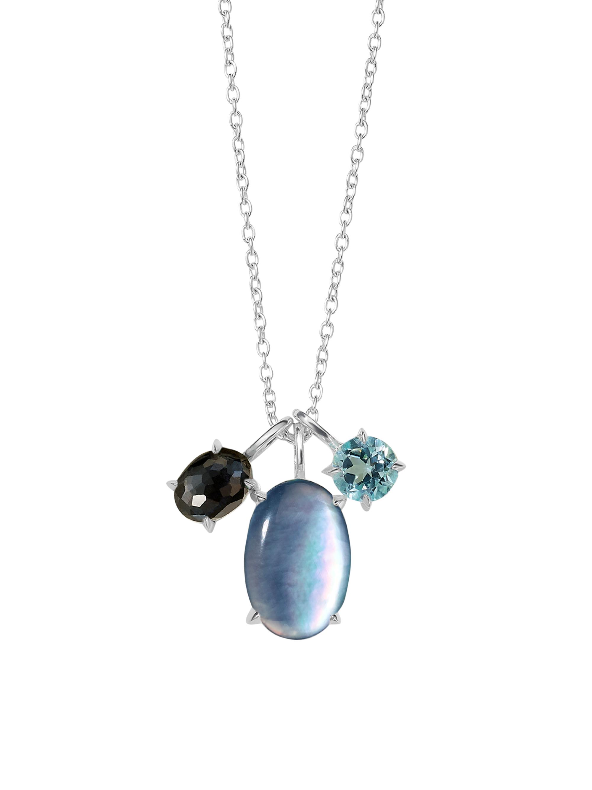 Ippolita Women's Luce Sterling Silver & 3-Stone Pendant Necklace