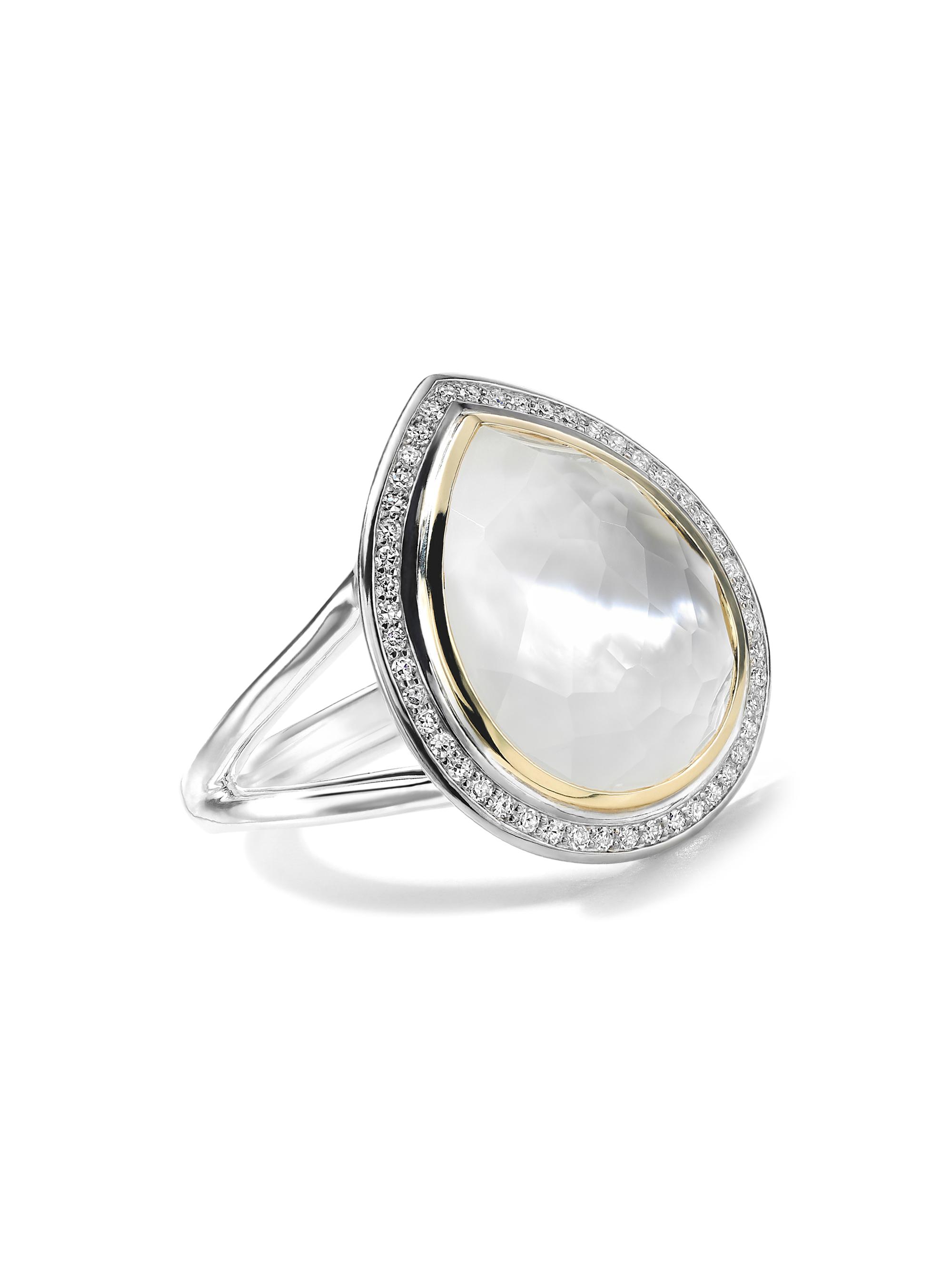 Ippolita Women's Chimera Sterling Silver, 18K Yellow Gold & Multi-Stone Ring - Silver