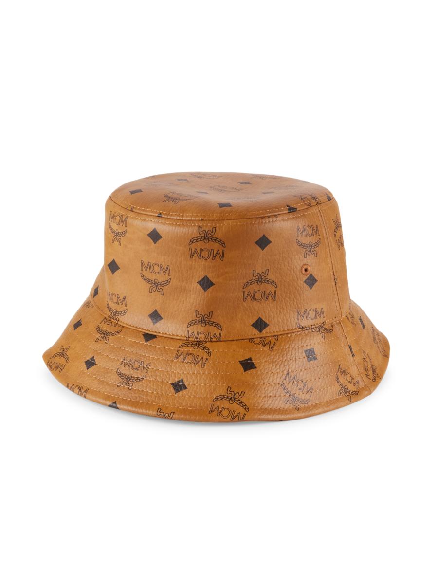 MCM Visetos Monogram Bucket Hat | Saks Fifth Avenue
