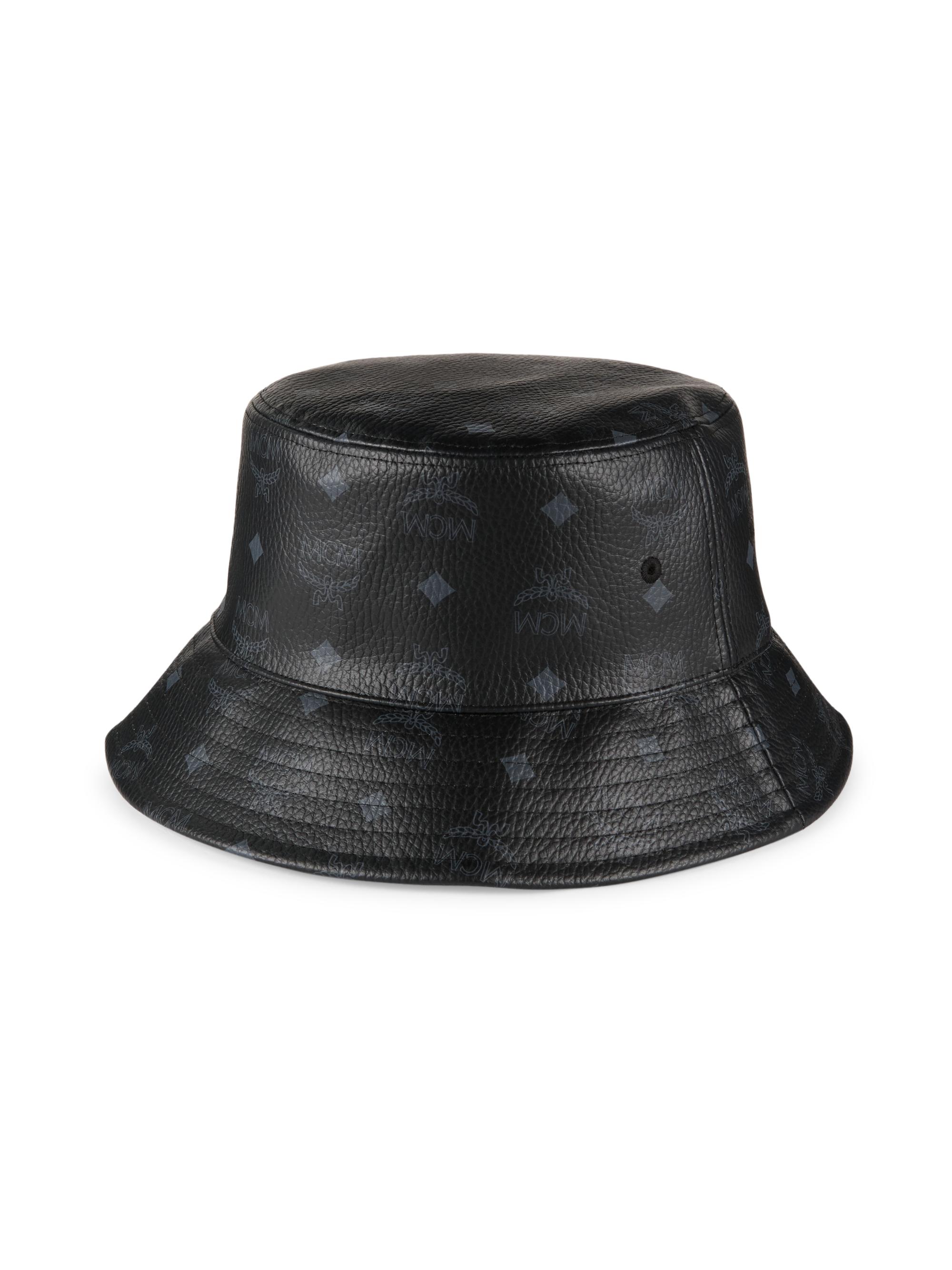 MCM Visetos Monogram Bucket Hat | Saks Fifth Avenue