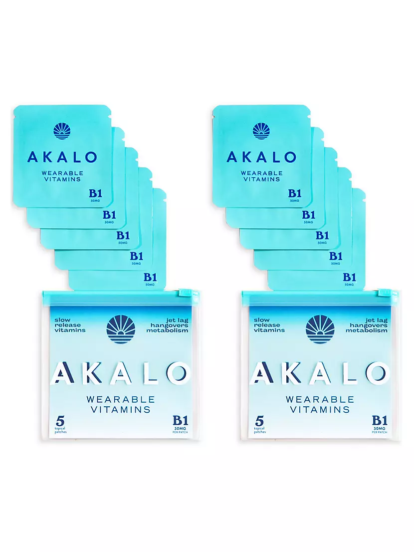 AKALO Vitamin B1 Hangover Patches - 2 PACK