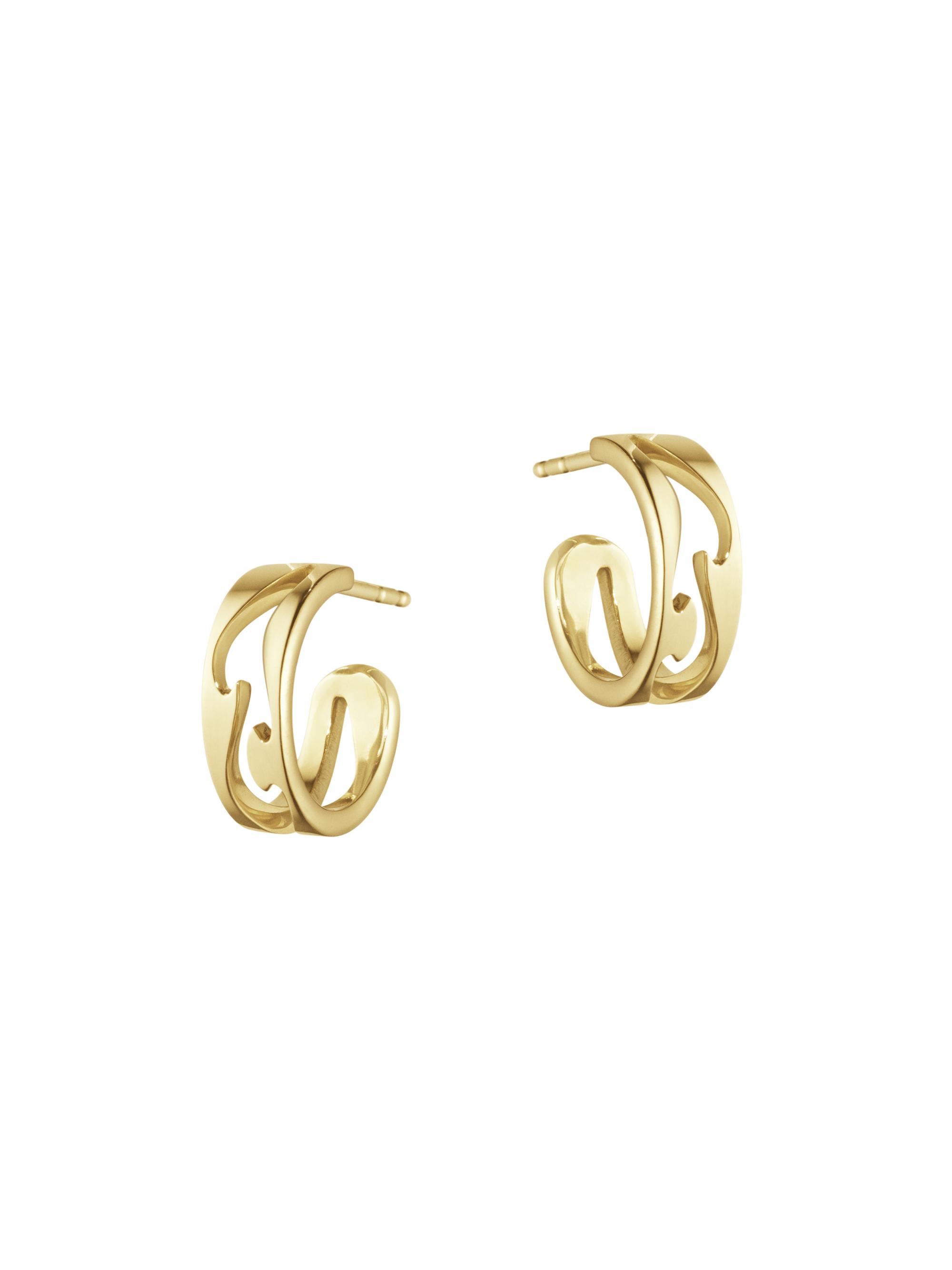 Georg Jensen Women's Fusion Accessories 18K Gold Hoop Earrings - Gold