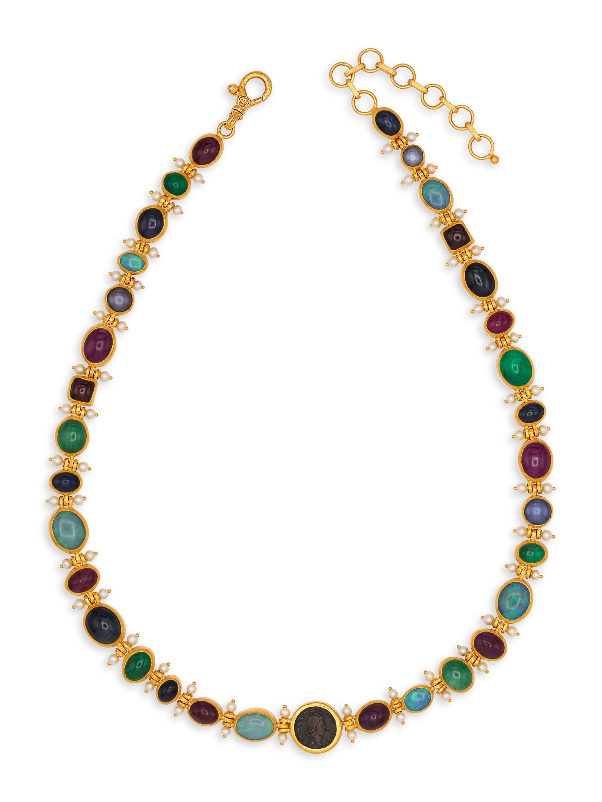 Gurhan Women's Multi-Stone & 24K Yellow Gold Necklace - Yellow Gold