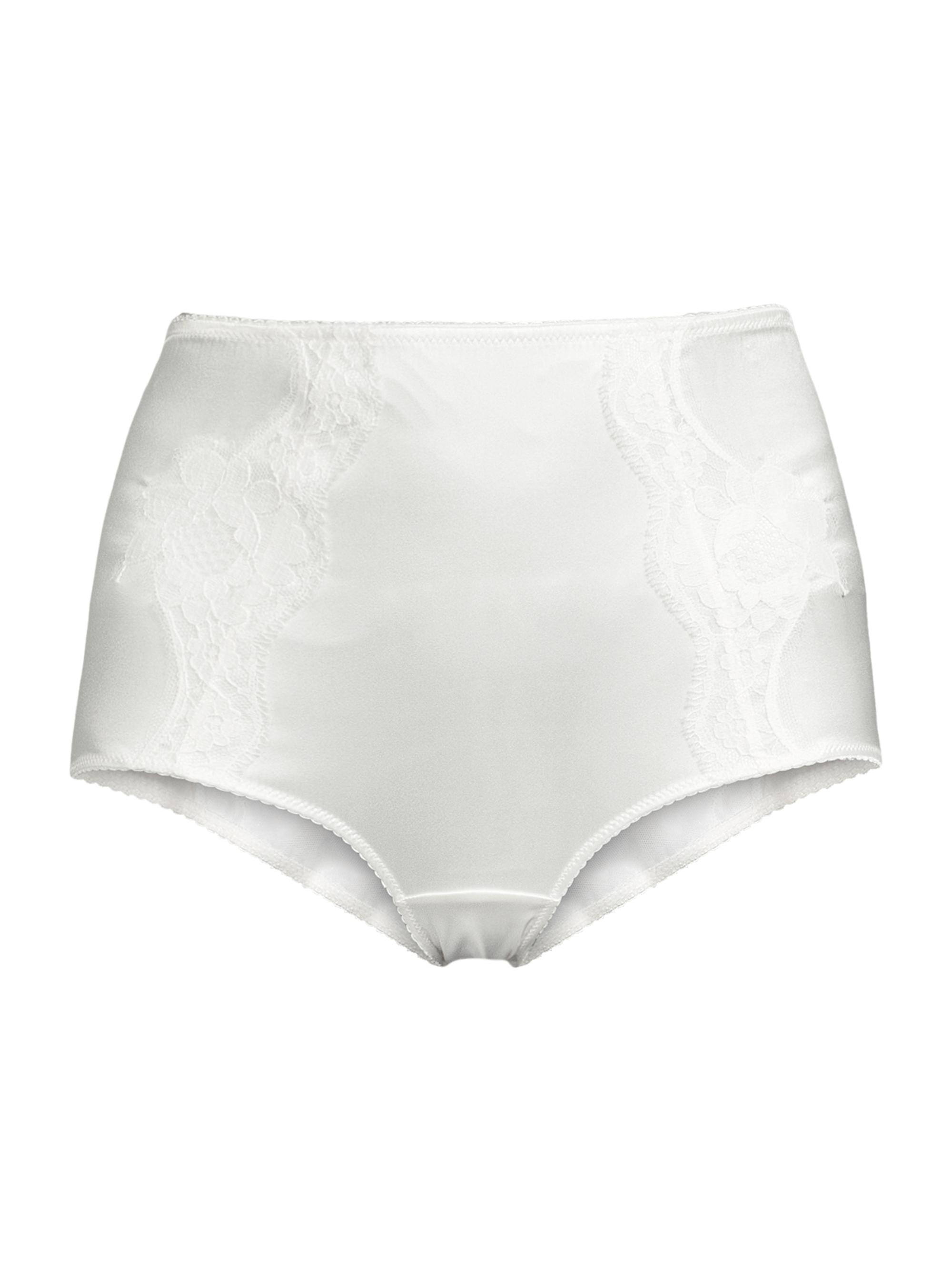 Dolce & Gabbana Women's High Waist Satin Briefs - Bianco Naturale