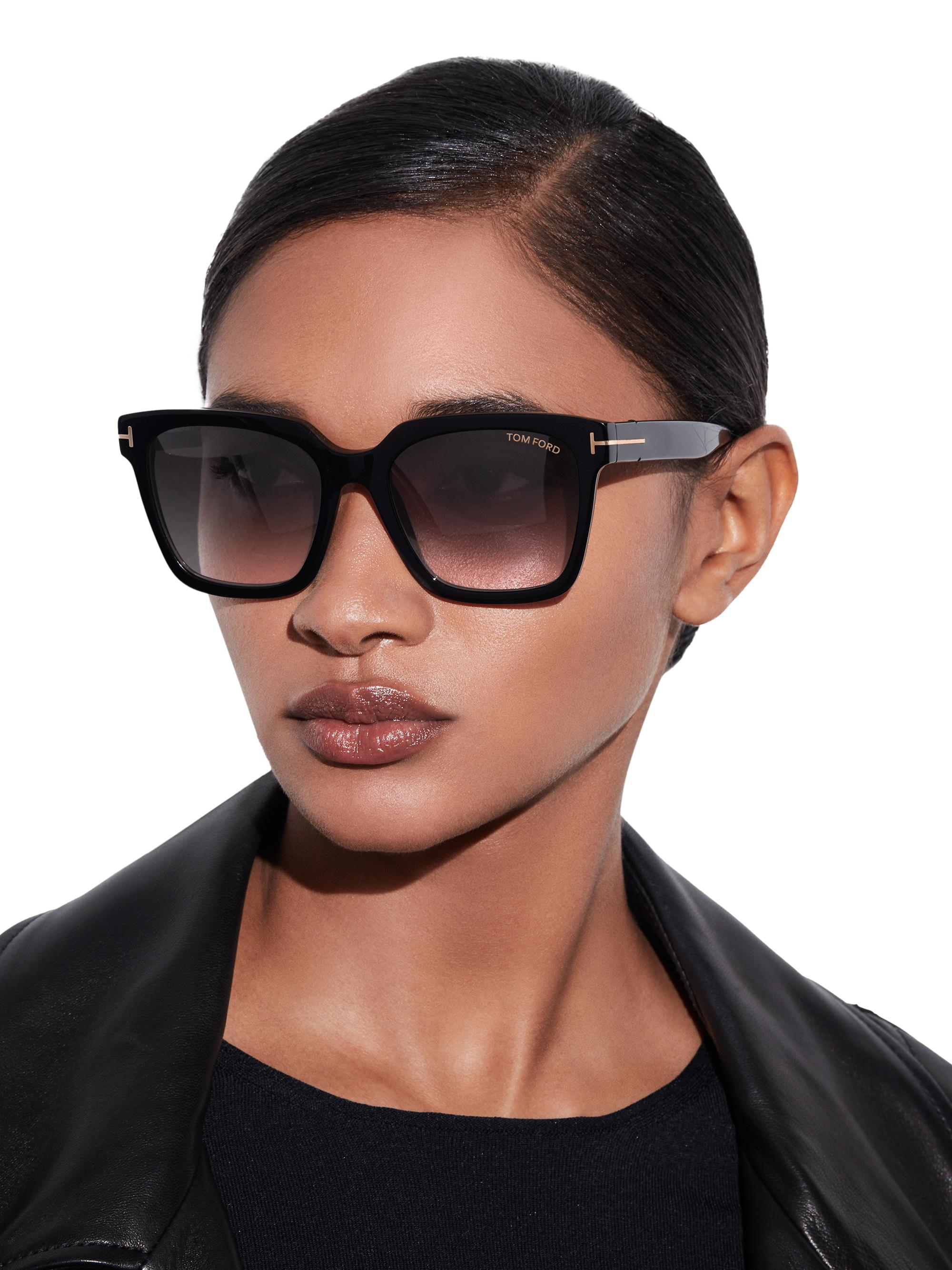 TOM FORD Selby 55MM Square Sunglasses | Saks Fifth Avenue