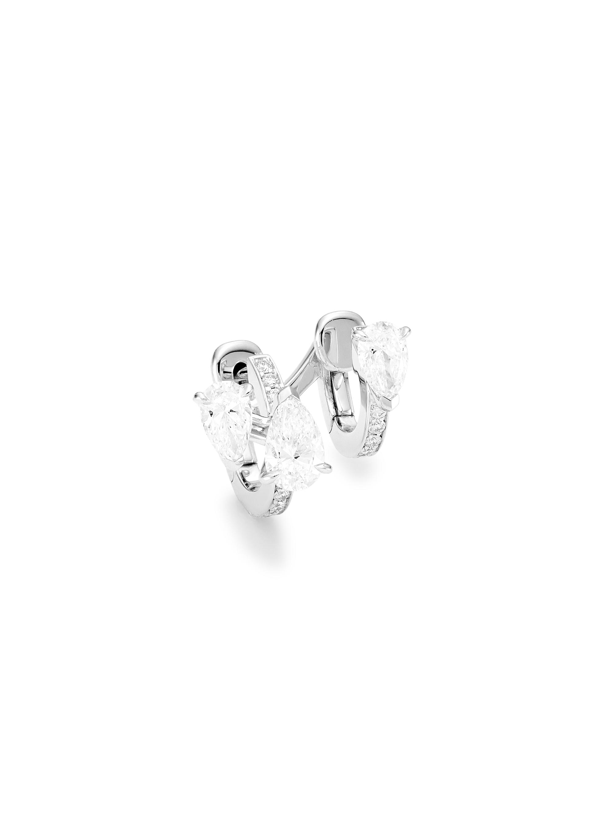 Repossi Women's Serti Sur Vide 18K White Gold & 0.70 TCW Diamond Ear Cuff - Left Or  - White Gold