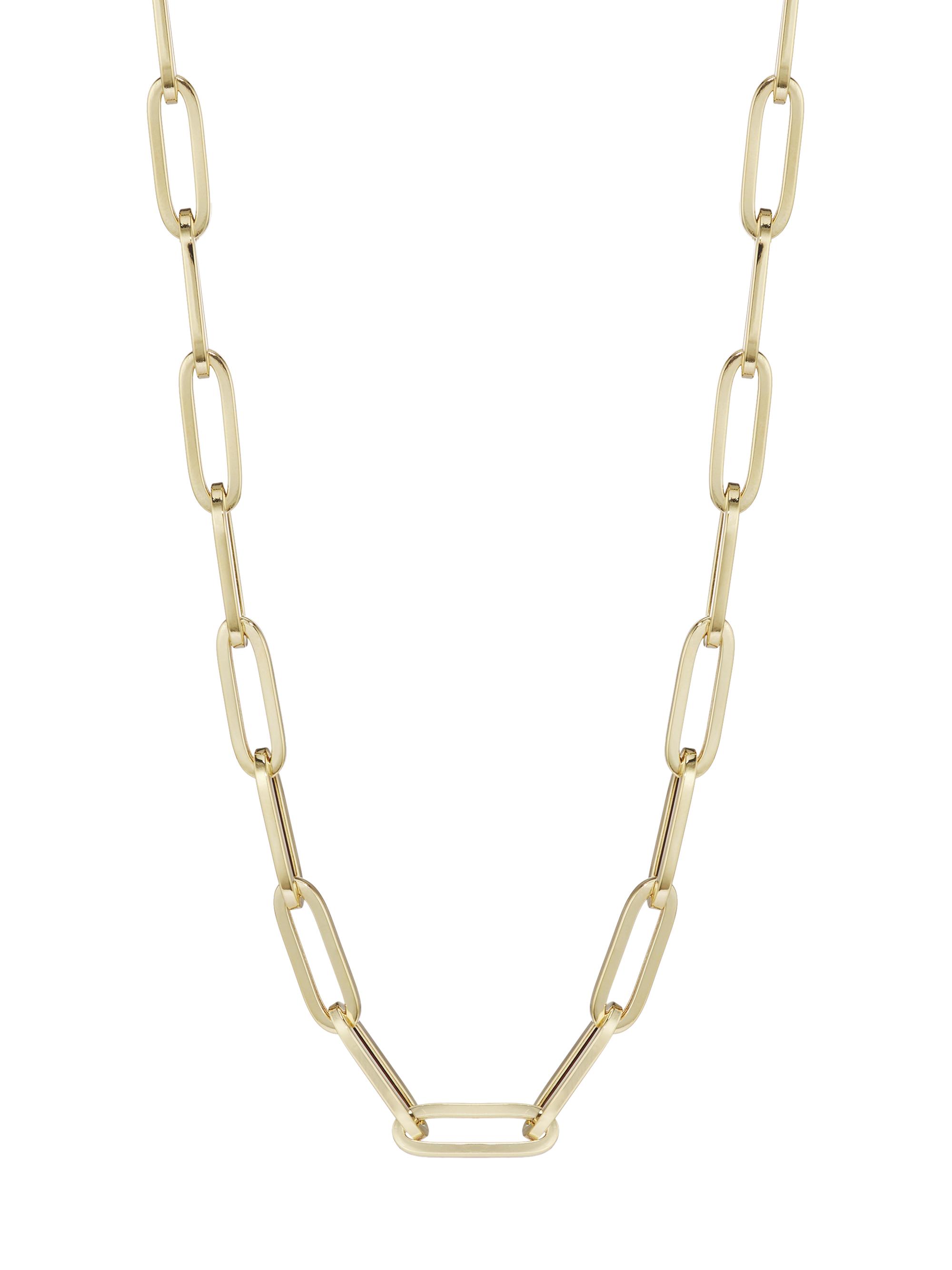 Saks Fifth Avenue Collection Women's 14K Gold Paper Clip Chain Necklace - Yellow Gold