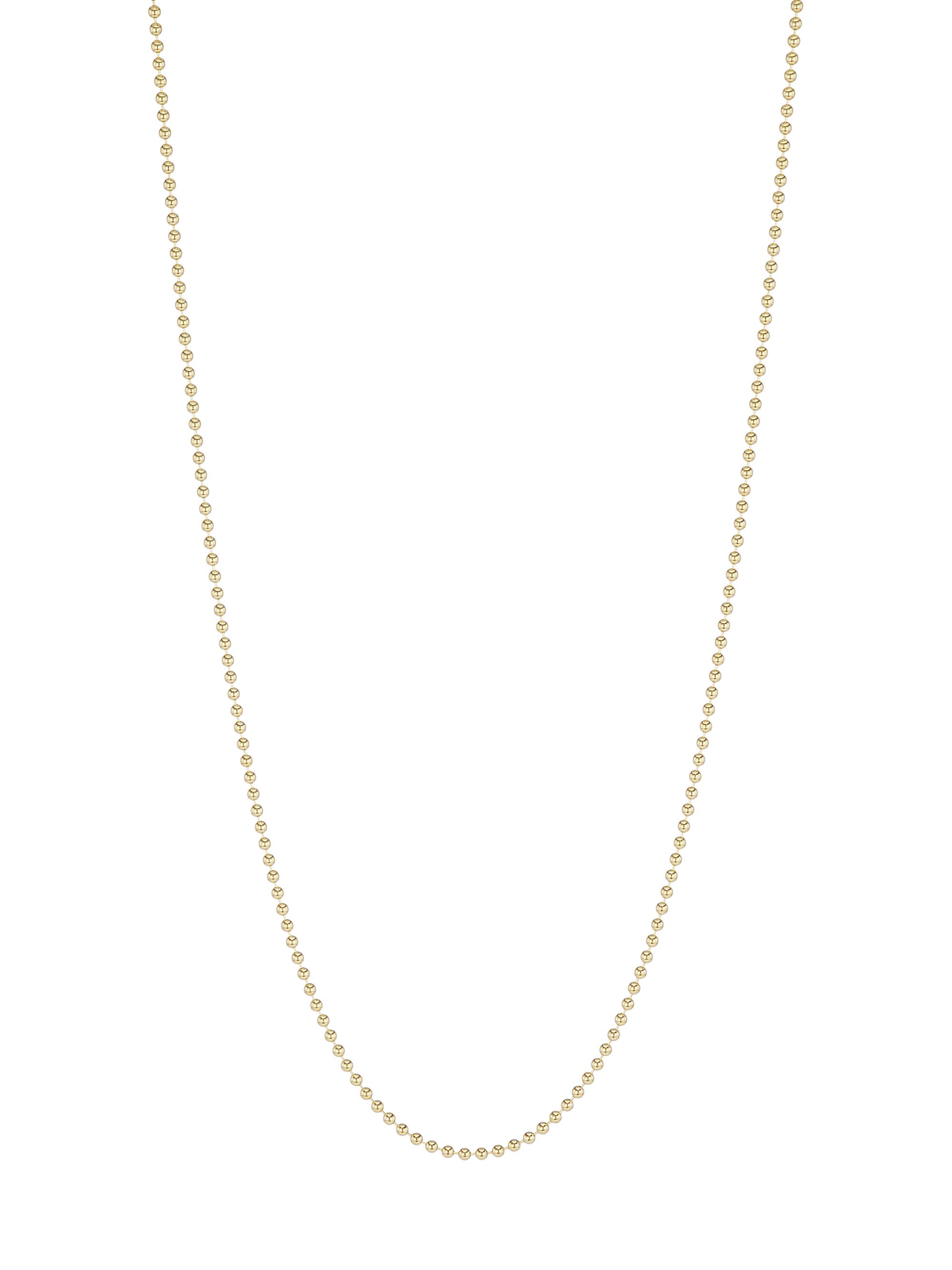 Saks Fifth Avenue Collection Women's Solid 14K Gold Bead Chain Necklace - Yellow