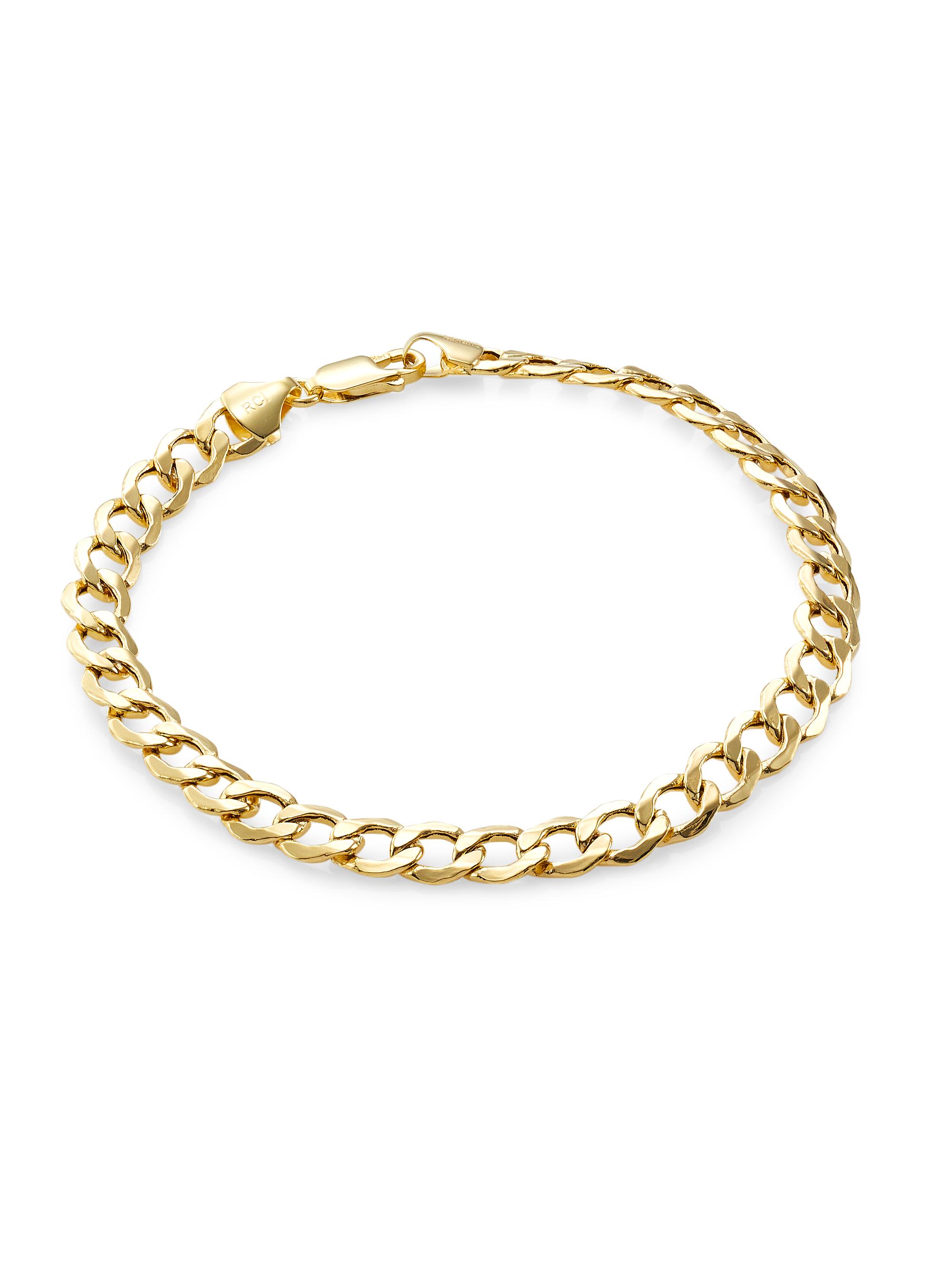 Saks Fifth Avenue Collection 14K Gold Curb Chain Bracelet - Yellow Gold