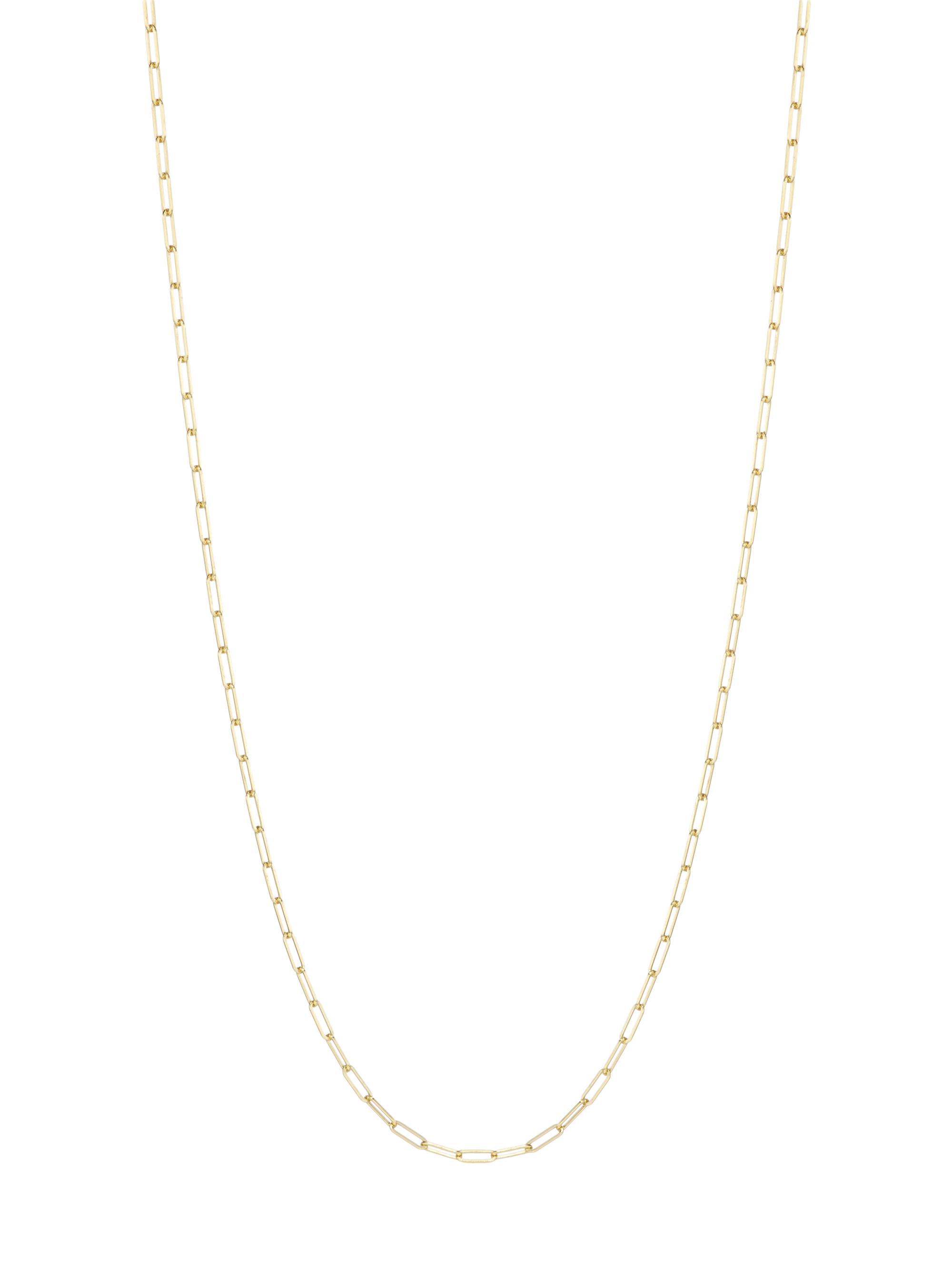 Saks Fifth Avenue Collection Women's 14K Gold Paper Clip Chain Necklace - Yellow Gold