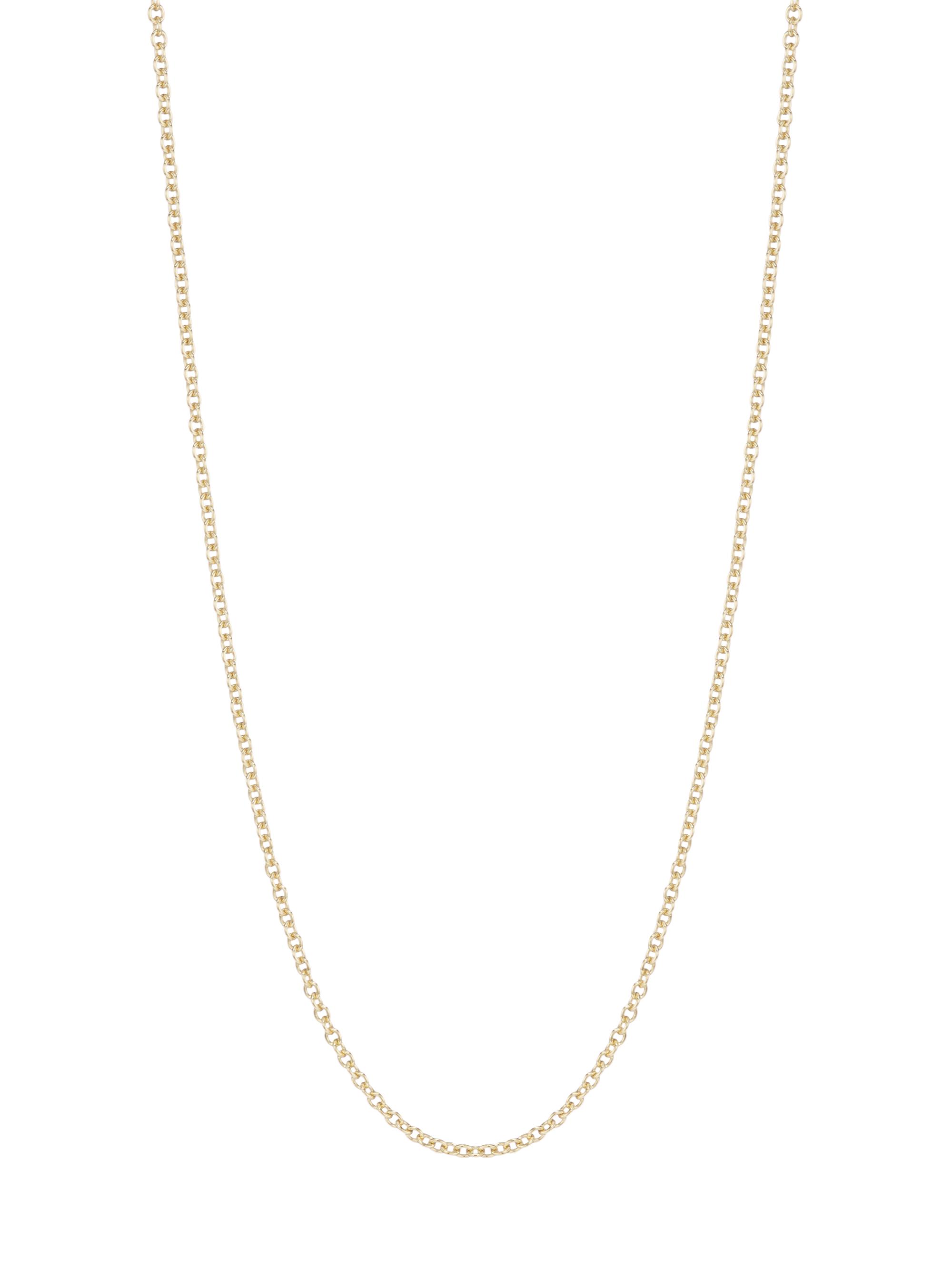 Saks Fifth Avenue Collection Women's Solid 14K Gold Round Cable Chain Necklace - Yellow Gold